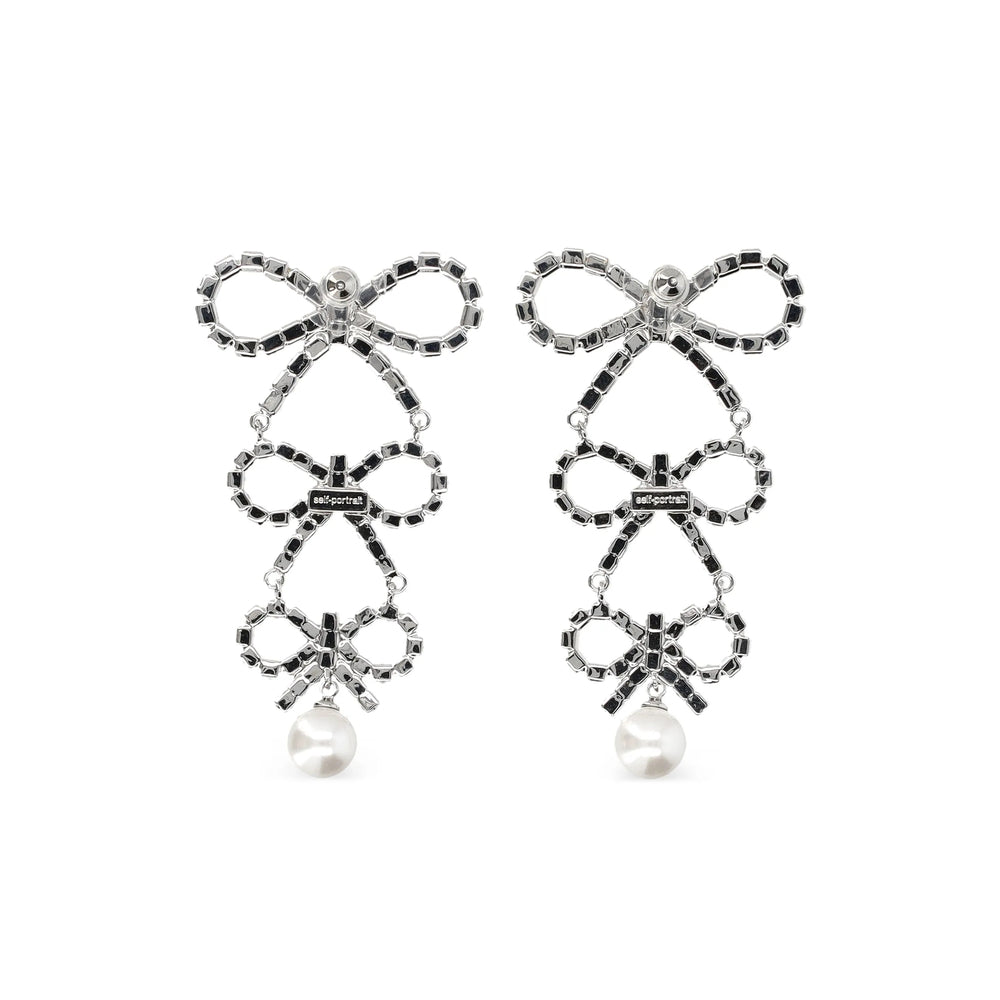 Self-Portrait Silver Earrings Women SELF-PORTRAIT