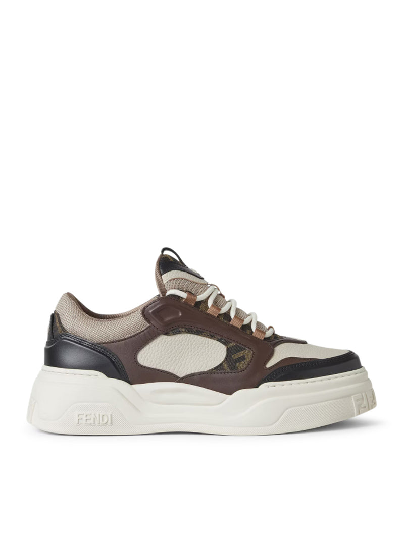 Fendi Men Fendi Force Leather Sneakers FENDI