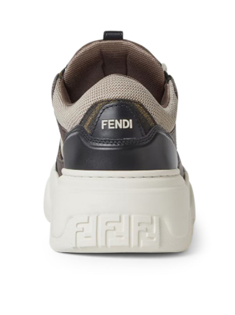Fendi Men Fendi Force Leather Sneakers FENDI