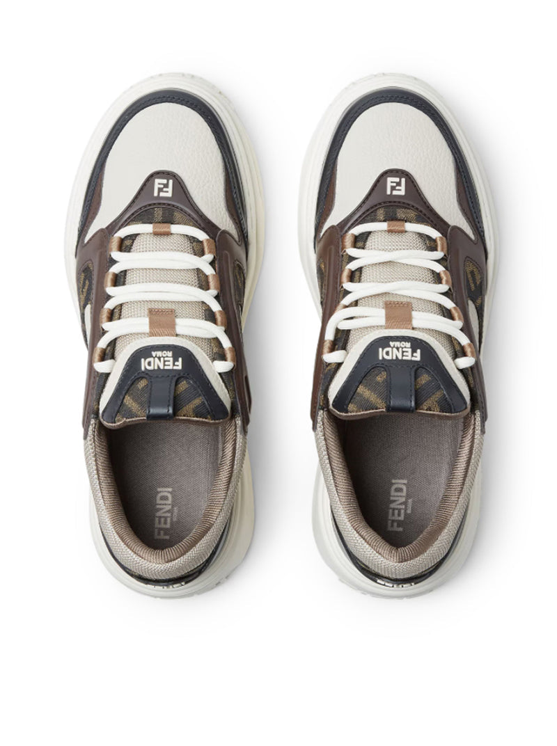 Fendi Men Fendi Force Leather Sneakers FENDI