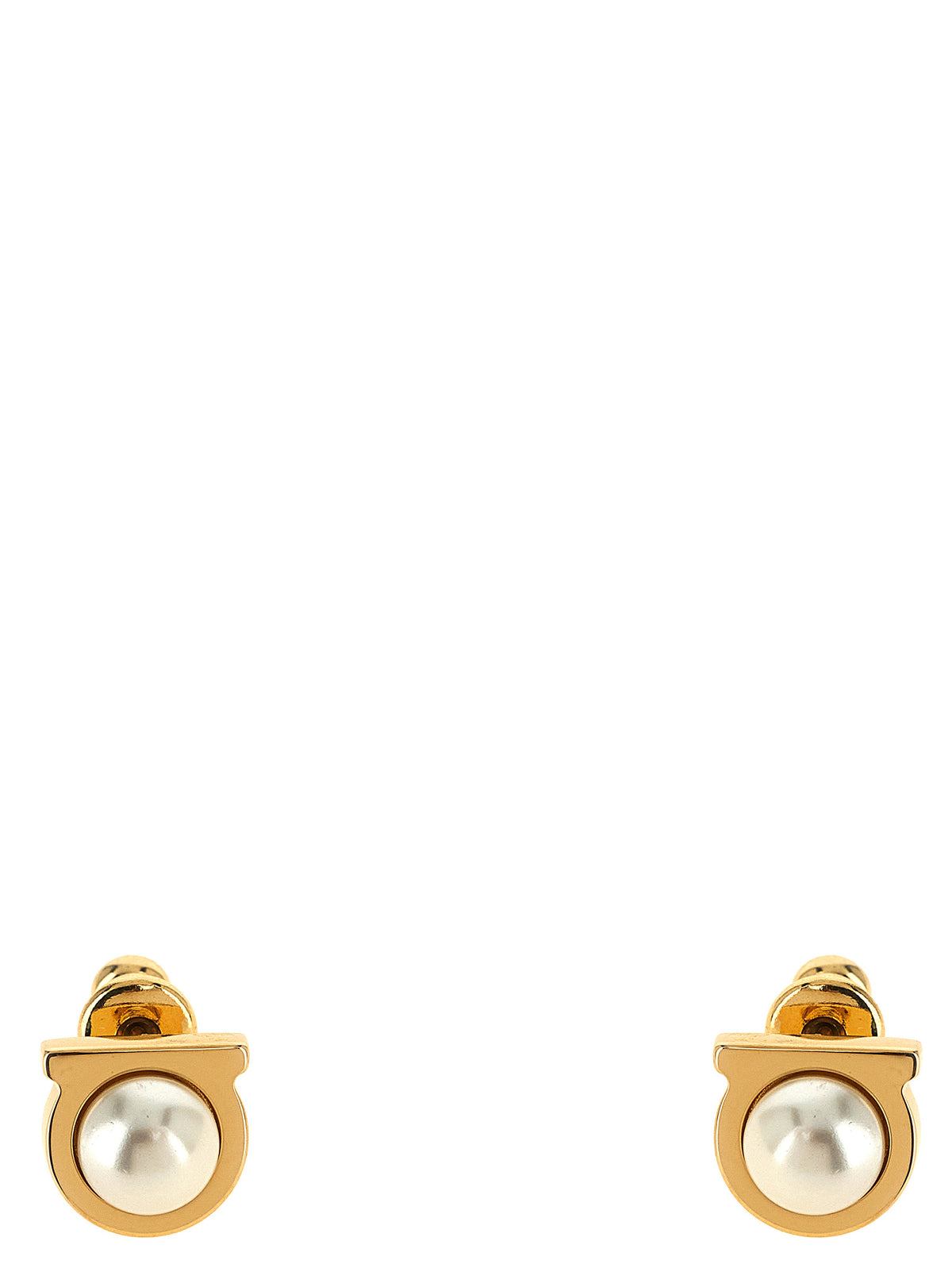 Ferragamo Women 'Gancini' Pearl Earrings FERRAGAMO