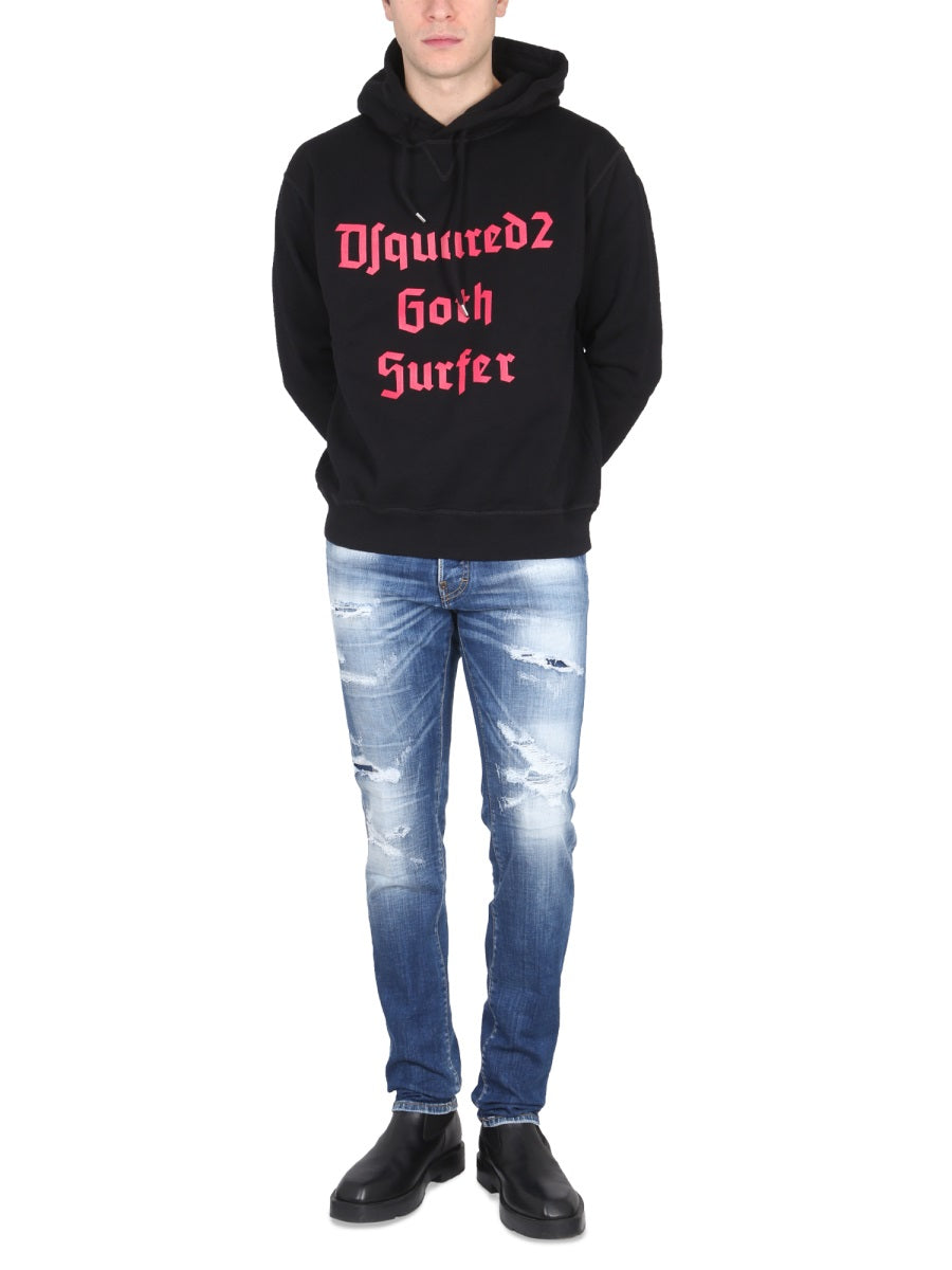 Dsquared Men Sweatshirt With Logo Print DSQUARED2