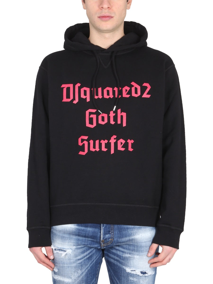 Dsquared Men Sweatshirt With Logo Print DSQUARED2