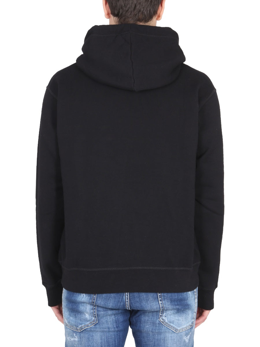 Dsquared Men Sweatshirt With Logo Print DSQUARED2