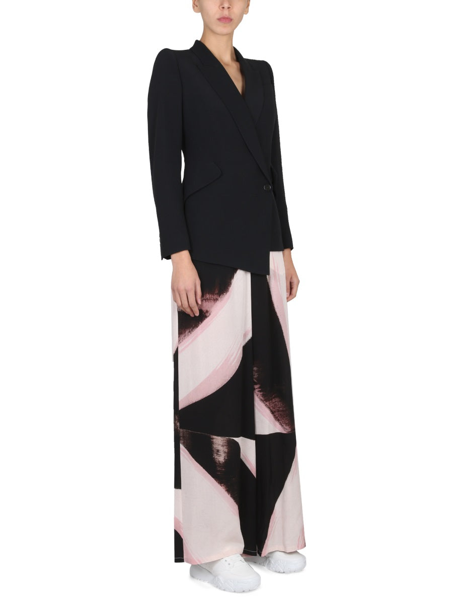 Alexander Mcqueen Women Brushstroke Graphic Pants ALEXANDER MCQUEEN