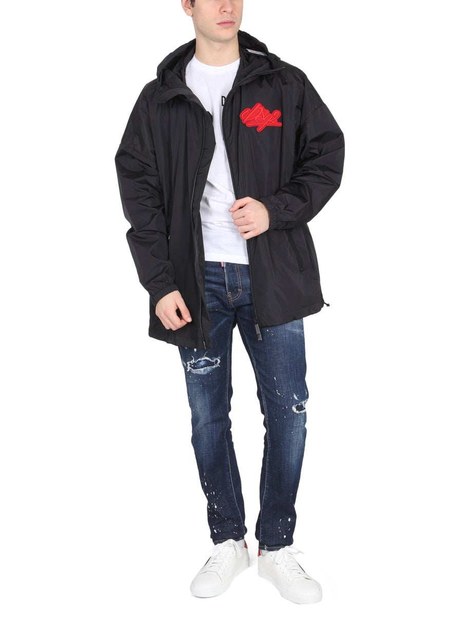 Dsquared Men Jacket With Logo Patch DSQUARED2