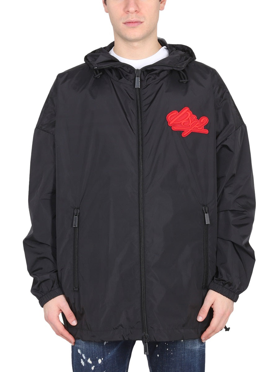 Dsquared Men Jacket With Logo Patch DSQUARED2