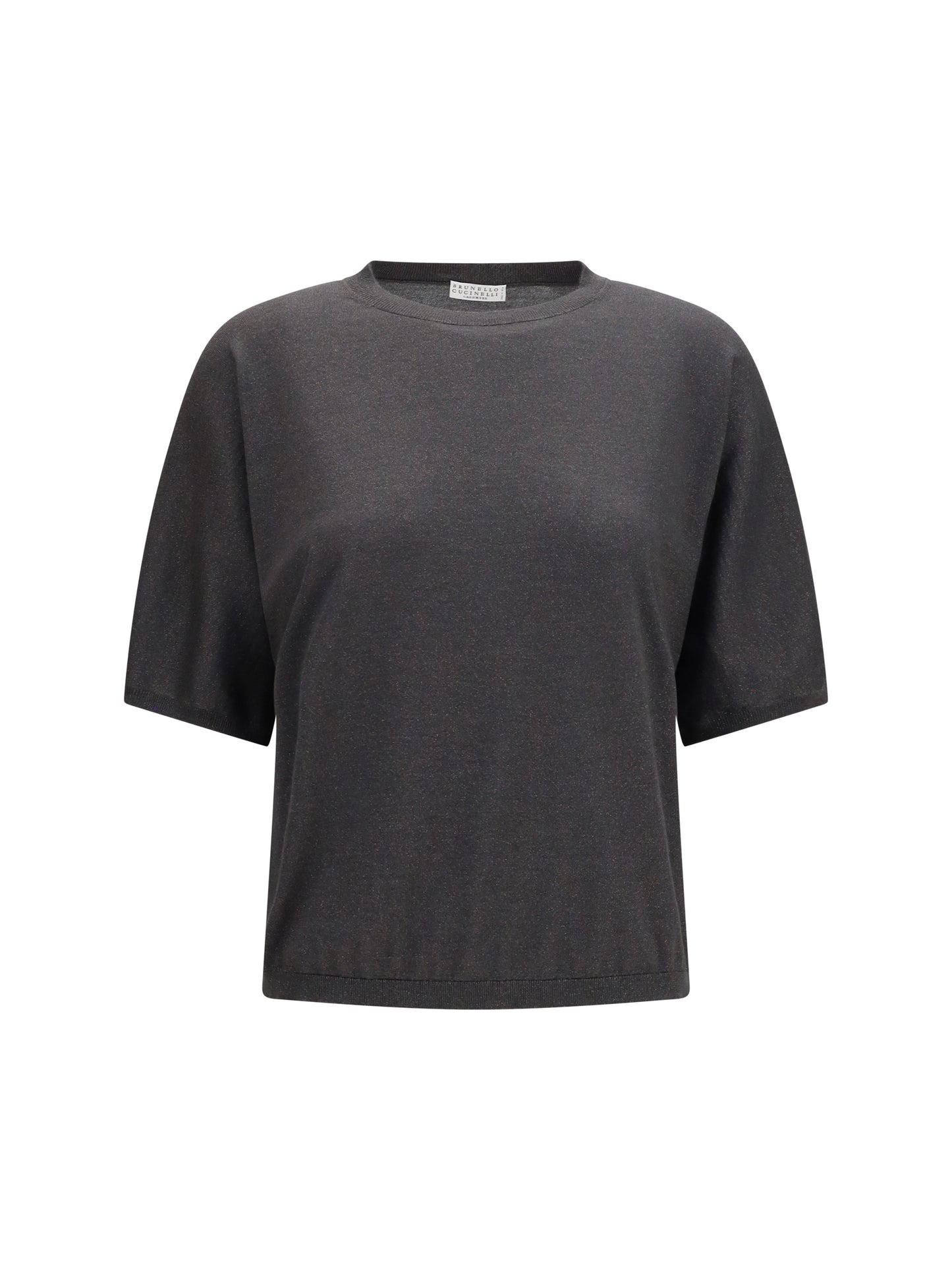 Brunello Cucinelli Women Short-Sleeve Cashmere And Silk Sweater BRUNELLO CUCINELLI