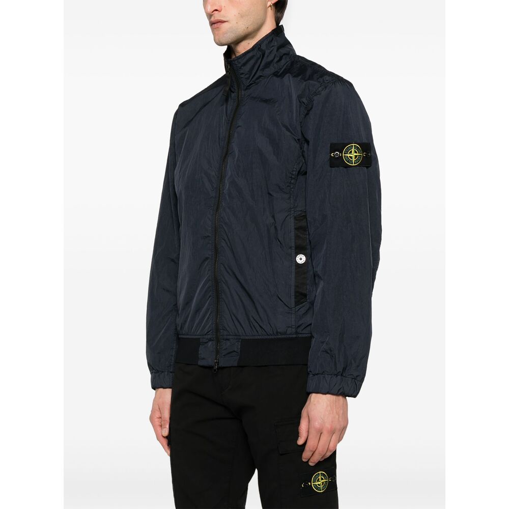 Stone Island Blue Jackets - Bomber Jackets Men STONE ISLAND