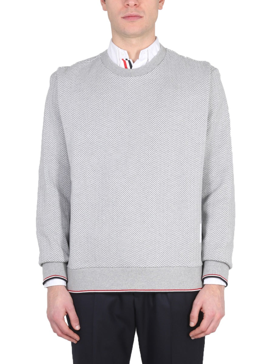 Thom Browne Men Herringbone Jersey THOM BROWNE