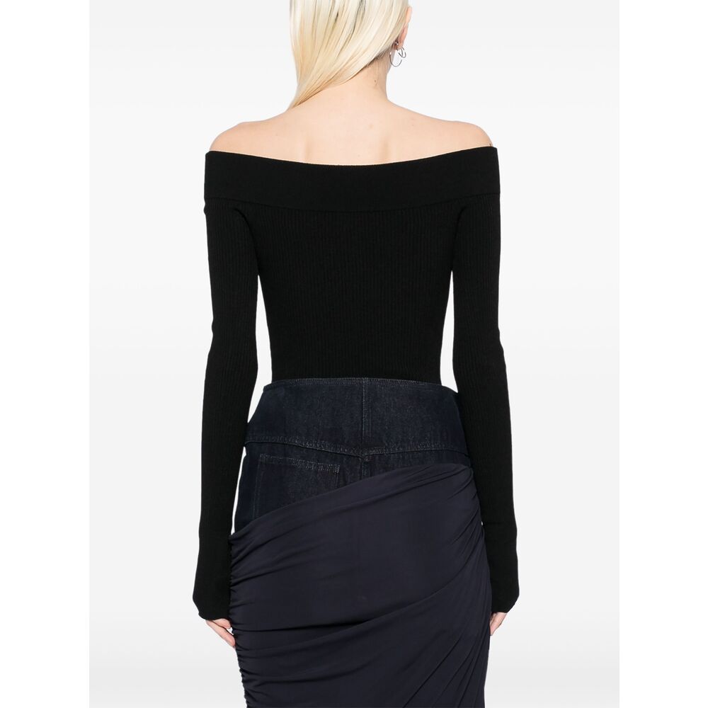 Alaïa Black Tops - Blouses Women ALAIA