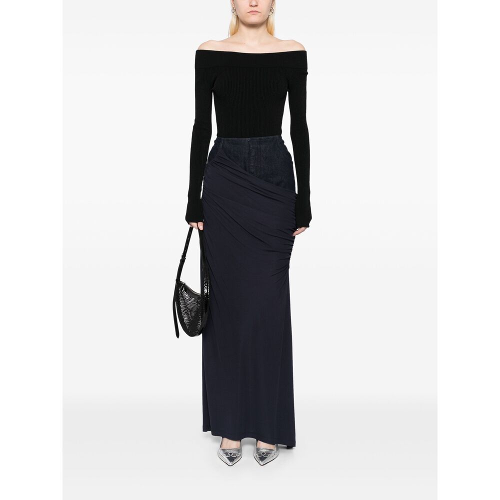Alaïa Black Tops - Blouses Women ALAIA