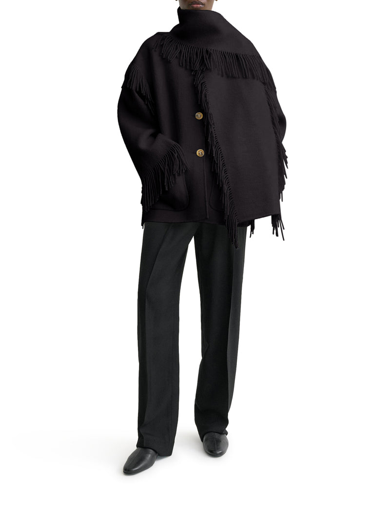 Toteme Women Jacket With Fringed Scarf TOTEME