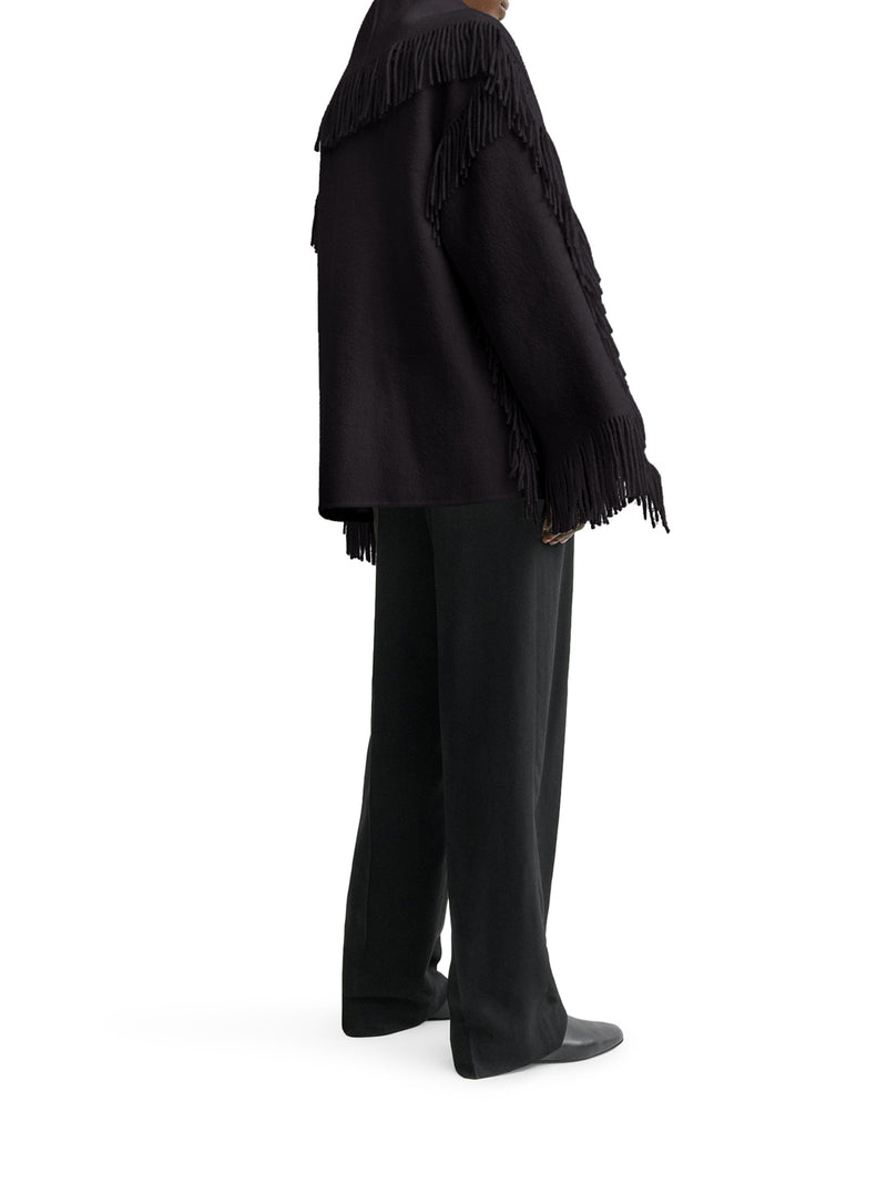 Toteme Women Jacket With Fringed Scarf TOTEME