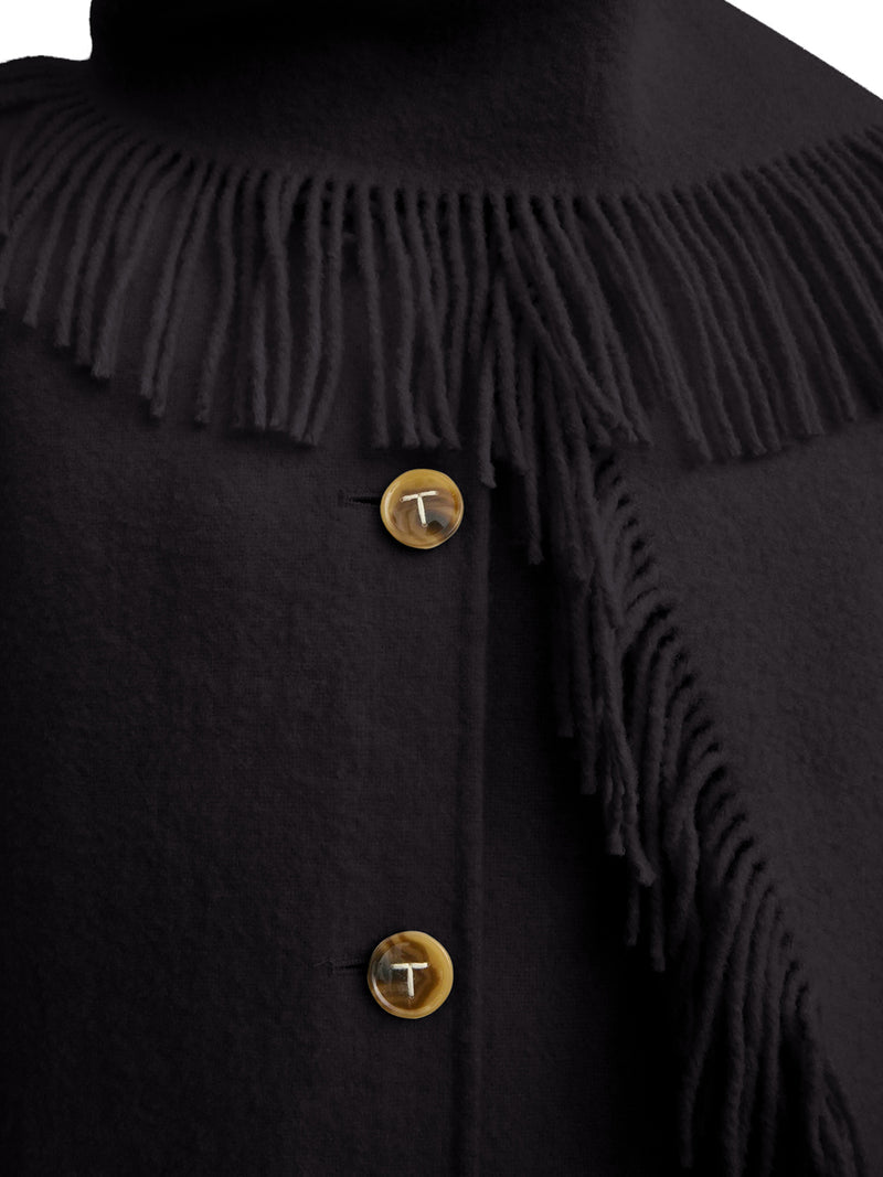 Toteme Women Jacket With Fringed Scarf TOTEME