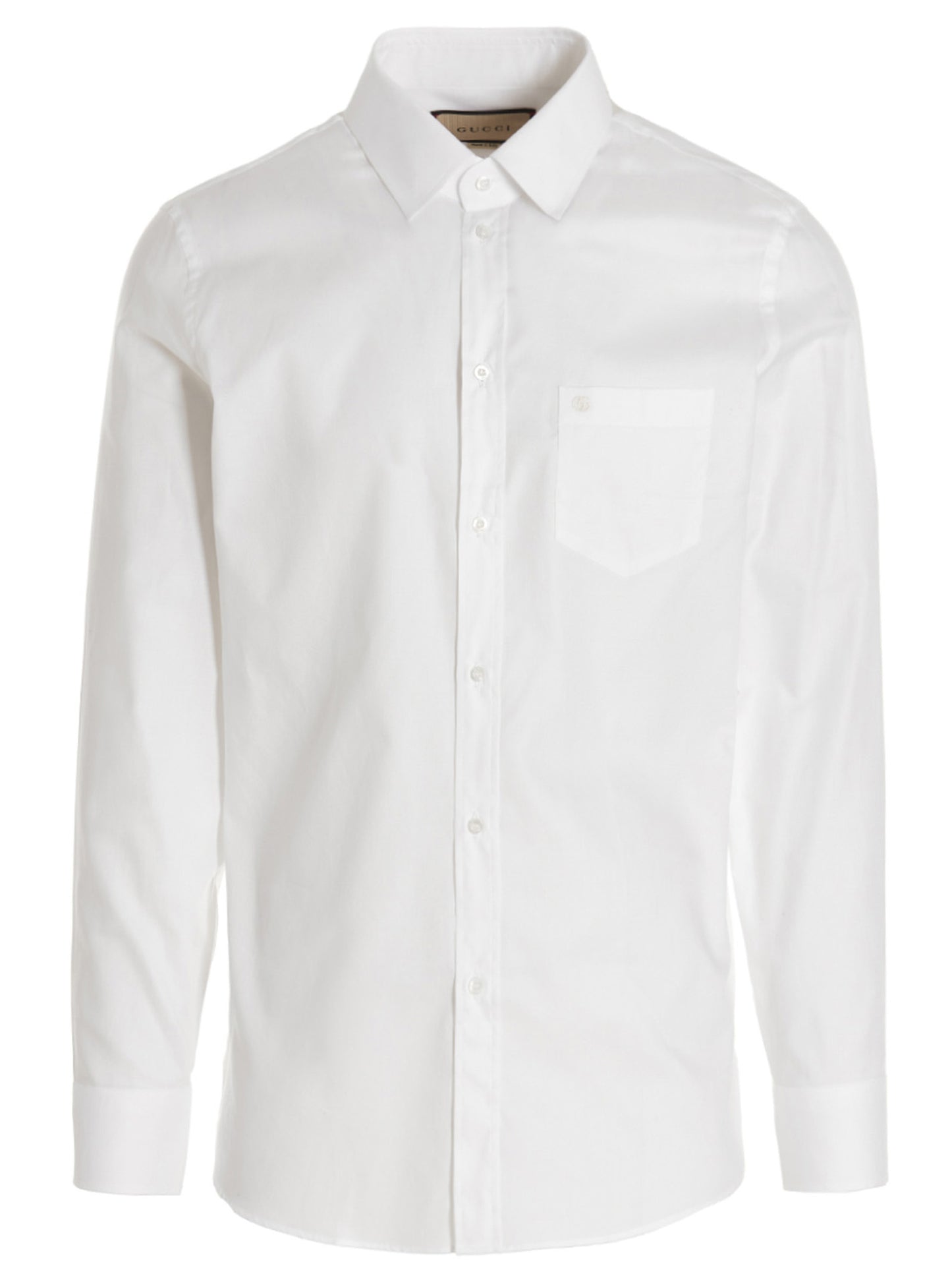 Gucci Men Embroidered Logo Shirt GUCCI