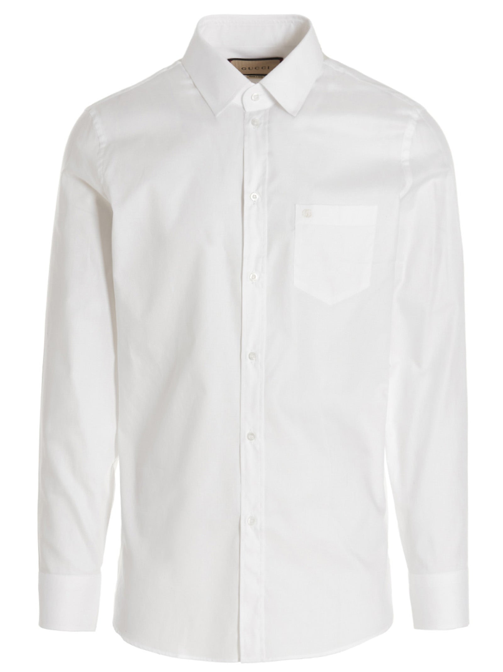 Gucci Men Embroidered Logo Shirt GUCCI