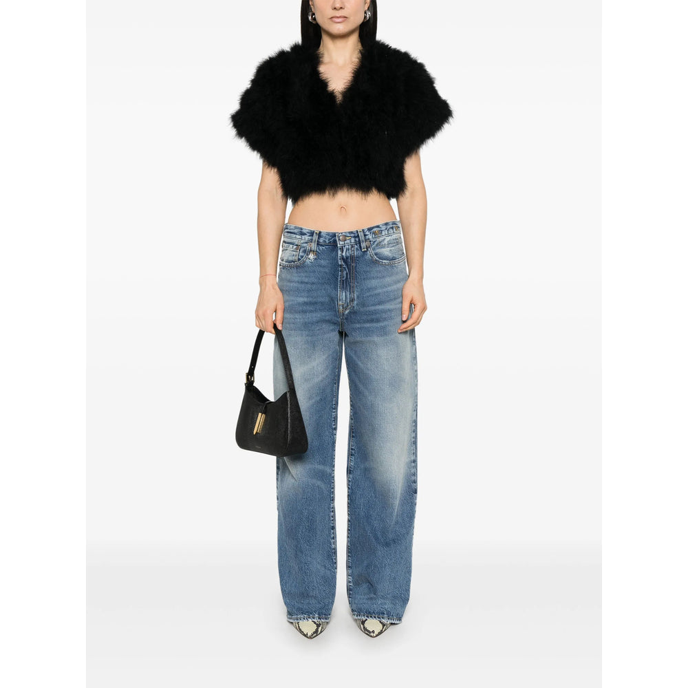 Yves Salomon Black Jackets - Faux Fur & Shearling Jackets Women YVES SALOMON