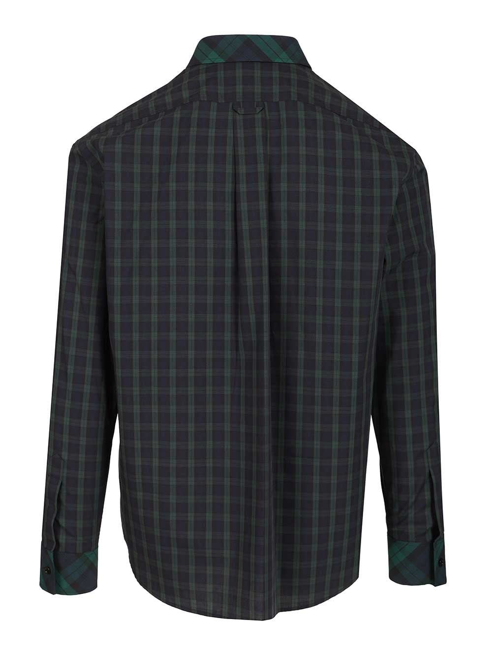 Celine Men Checked Cotton Shirt CELINE