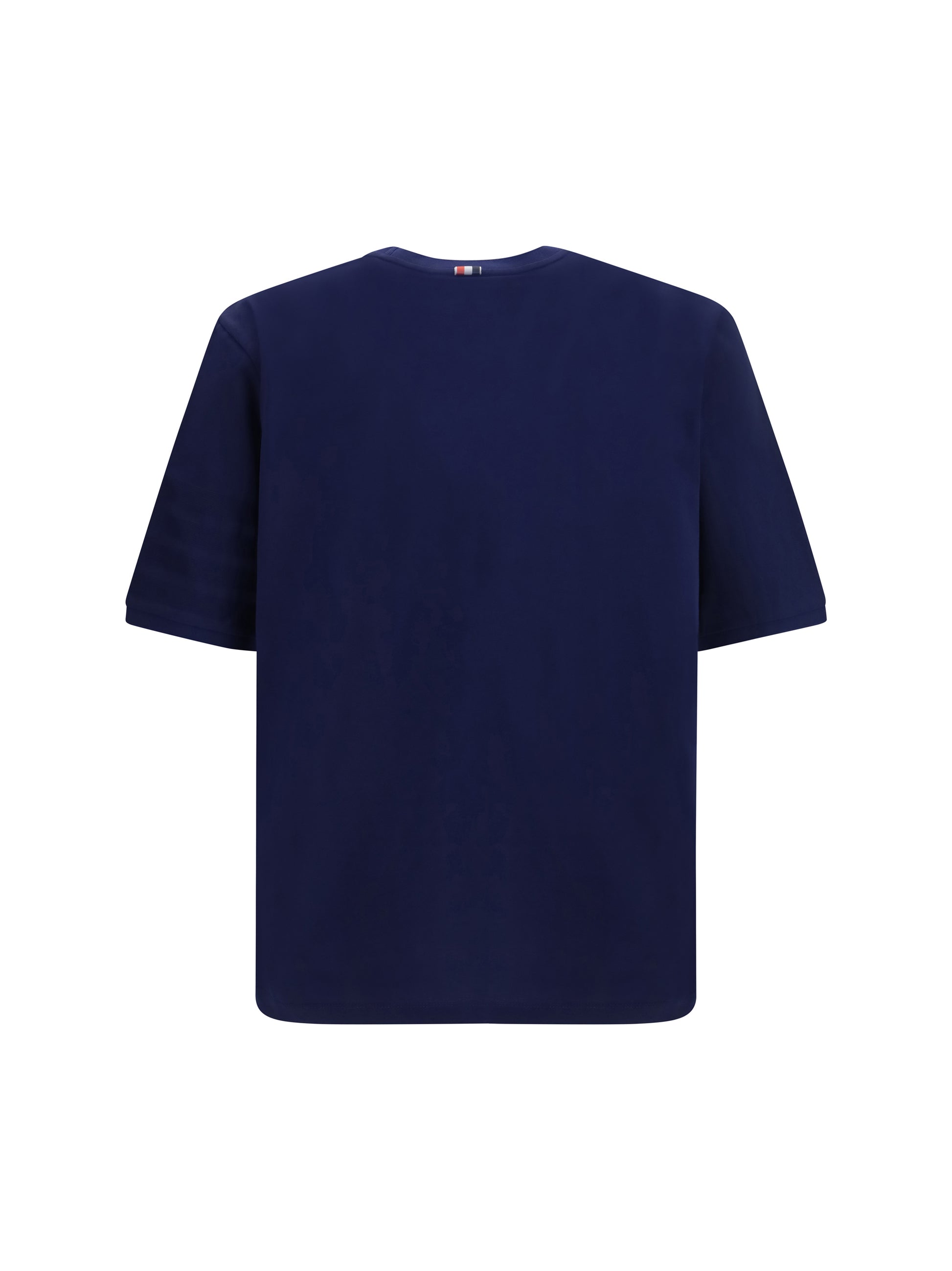 Thom Browne Men Jersey T-Shirt With Ribbed Cuffs THOM BROWNE
