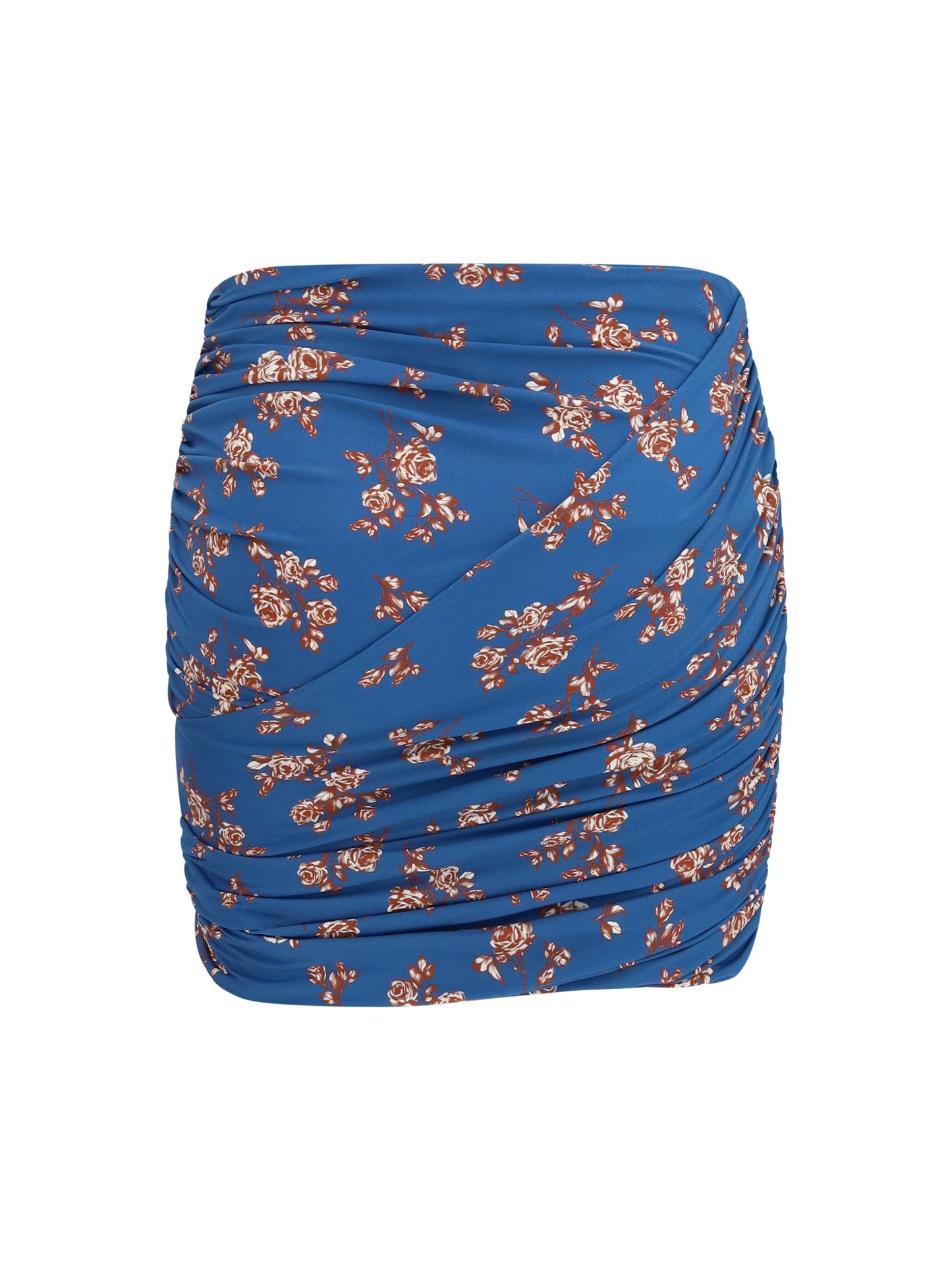 Magda Butrym Women Draped Floral-Print Swim Mini Skirt