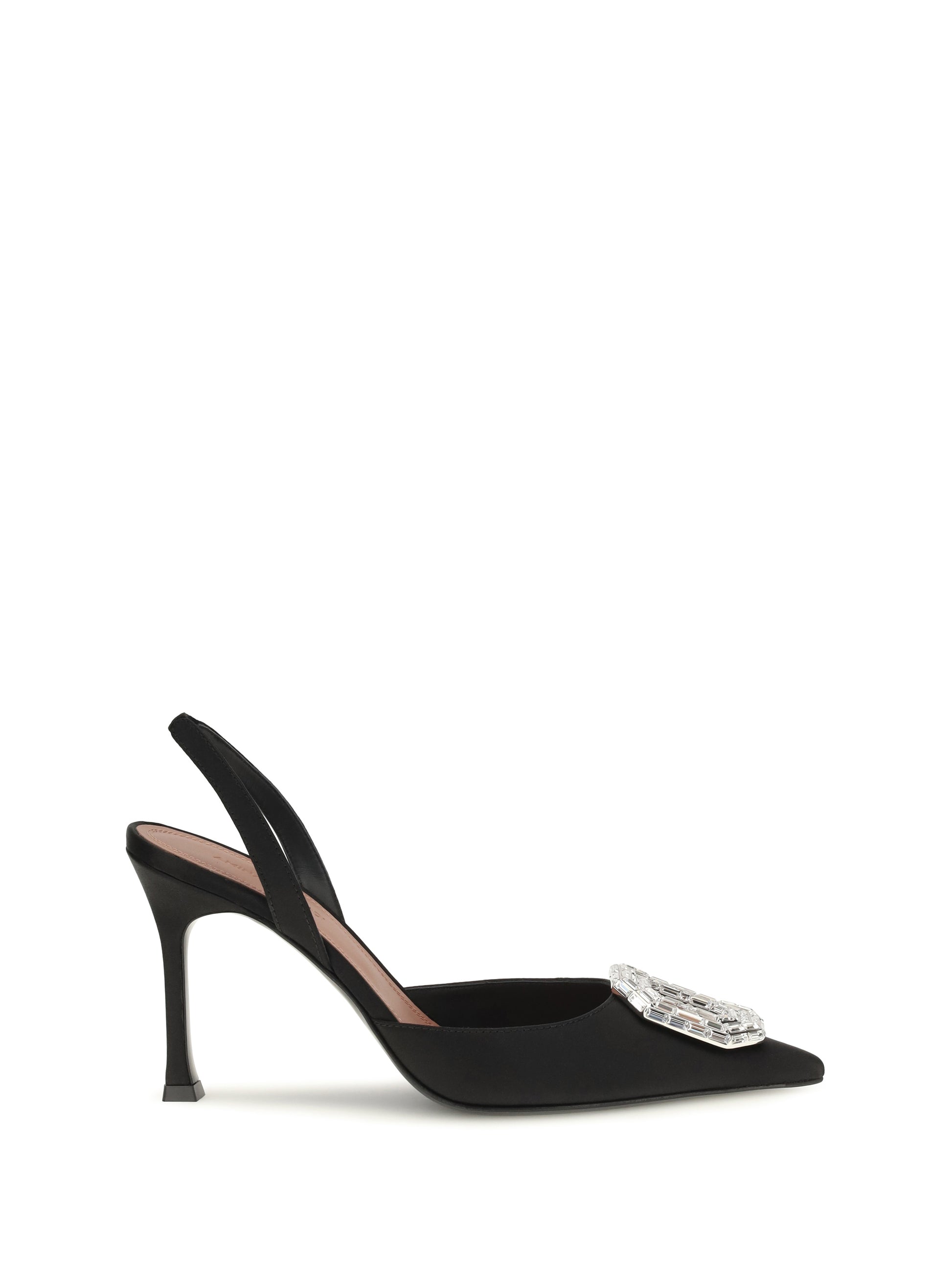 Amina Muaddi Women Camelia Satin Slingback Pumps AMINA MUADDI