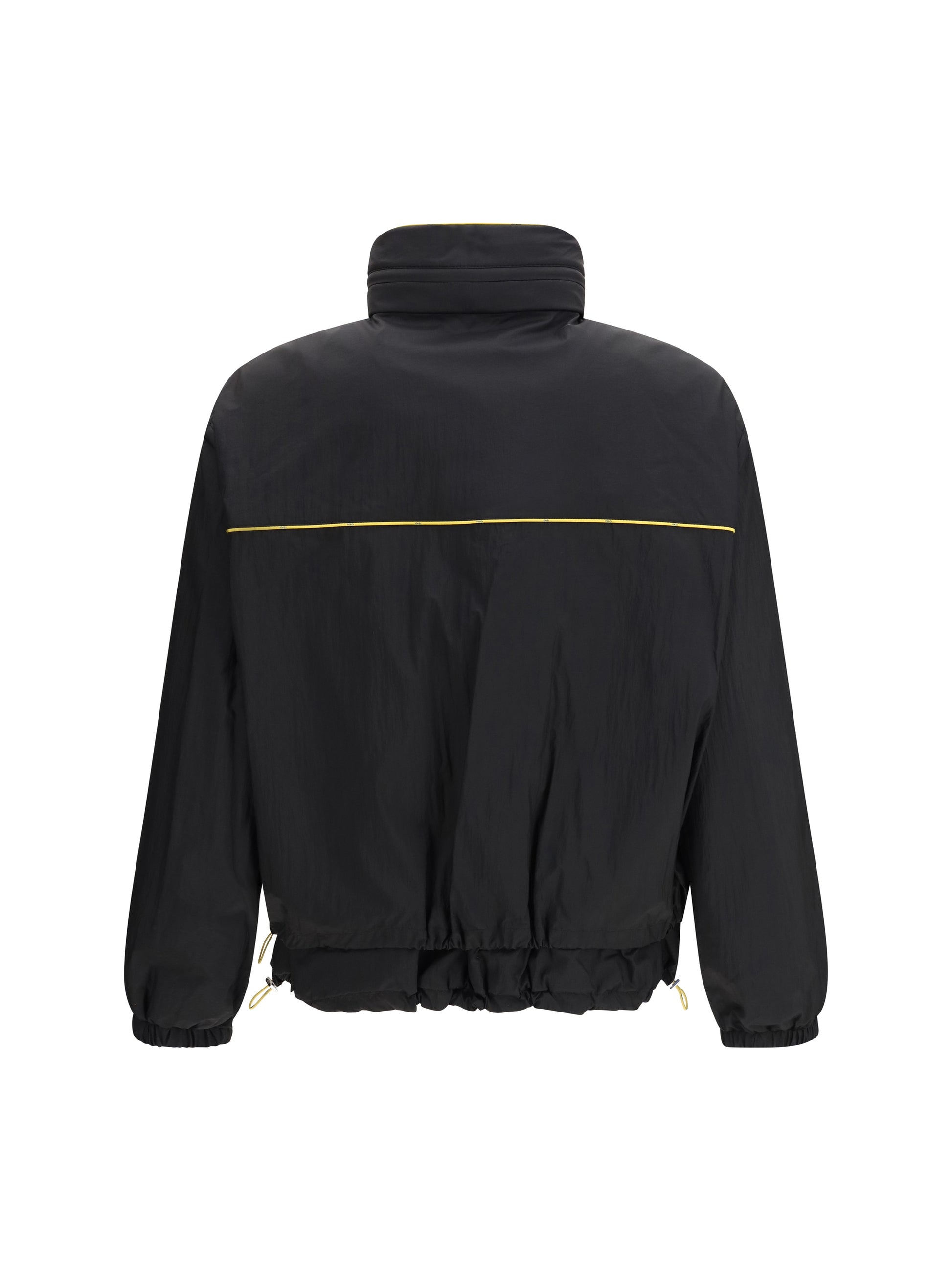 Fendi Men Ff Jacquard Zipped Reversible Windbreaker FENDI