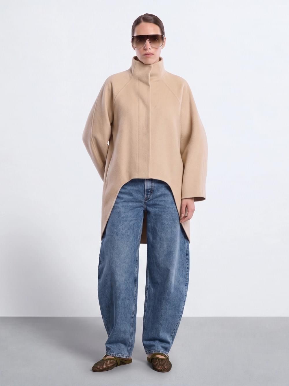 Alaïa Women Asymmetrical Coat ALAIA