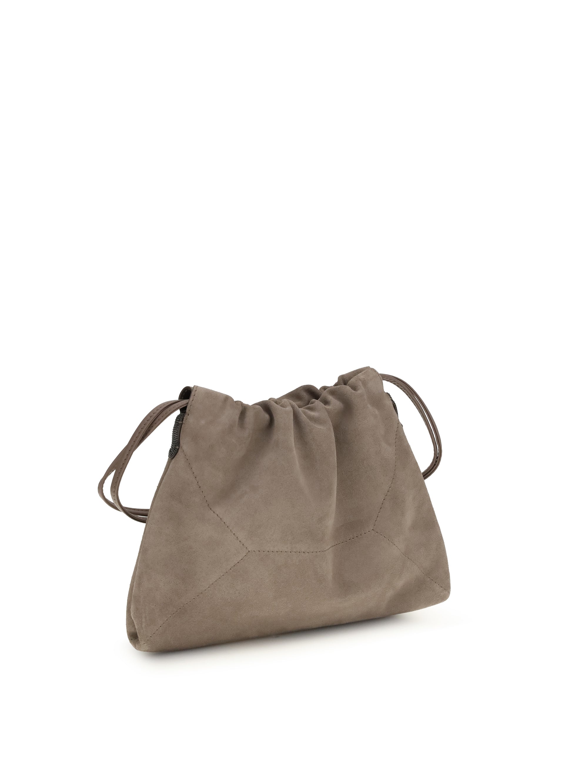 Brunello Cucinelli Women Suede Pouch Bag BRUNELLO CUCINELLI