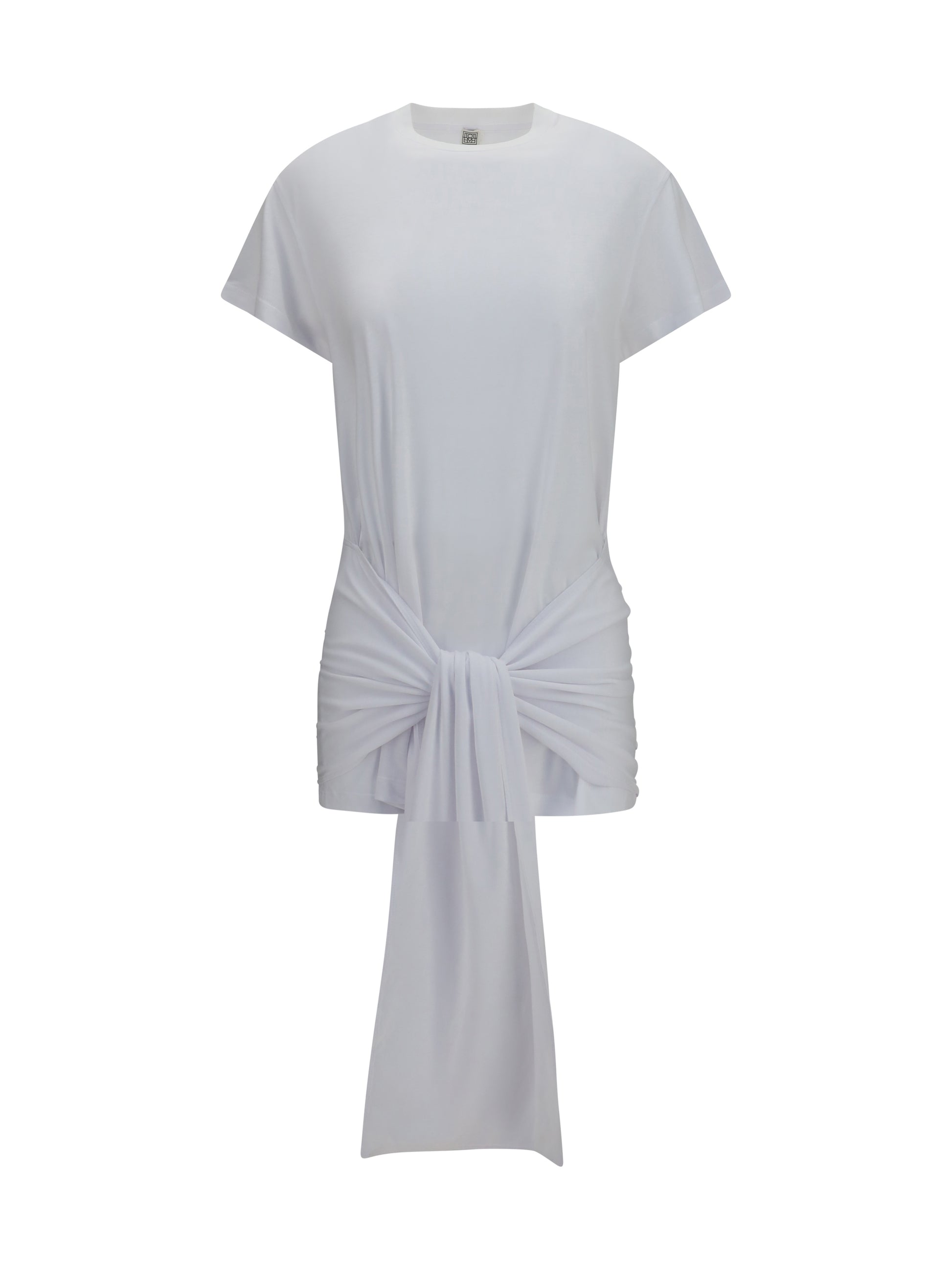 Toteme Women Draped-Waist Jersey T-Shirt TOTEME