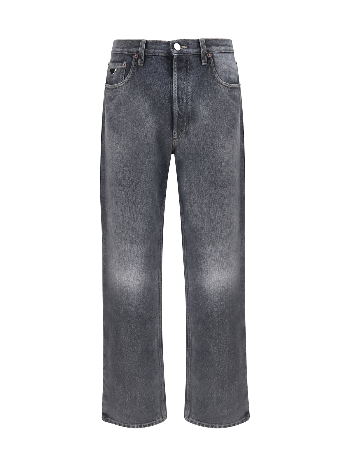 Prada Men Vintage Effect Denim Jeans PRADA