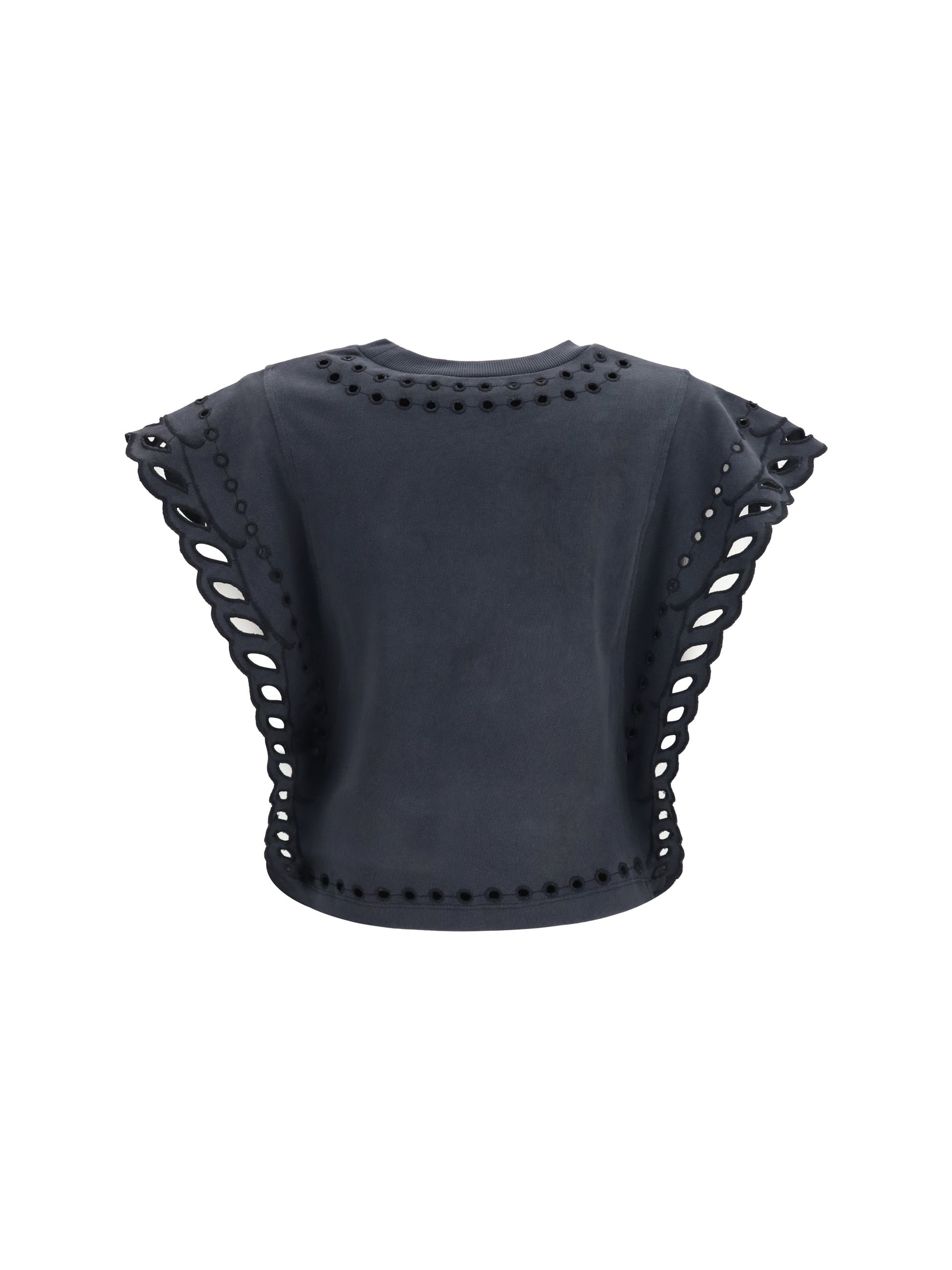 Marant Etoile Women Odyle Cotton T-Shirt ISABEL MARANT ETOILE
