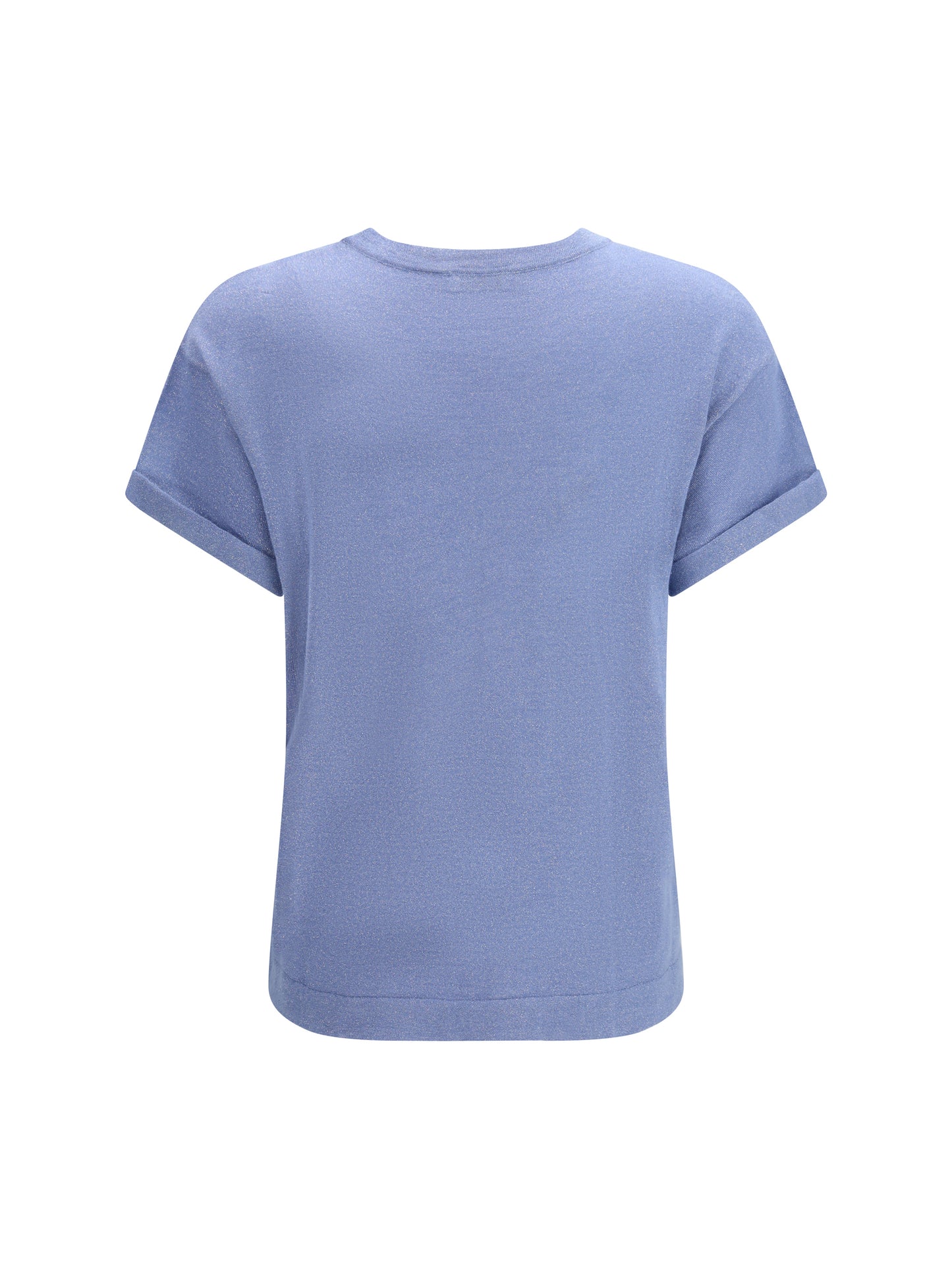 Brunello Cucinelli Women Cashmere Glitter T-Shirt BRUNELLO CUCINELLI