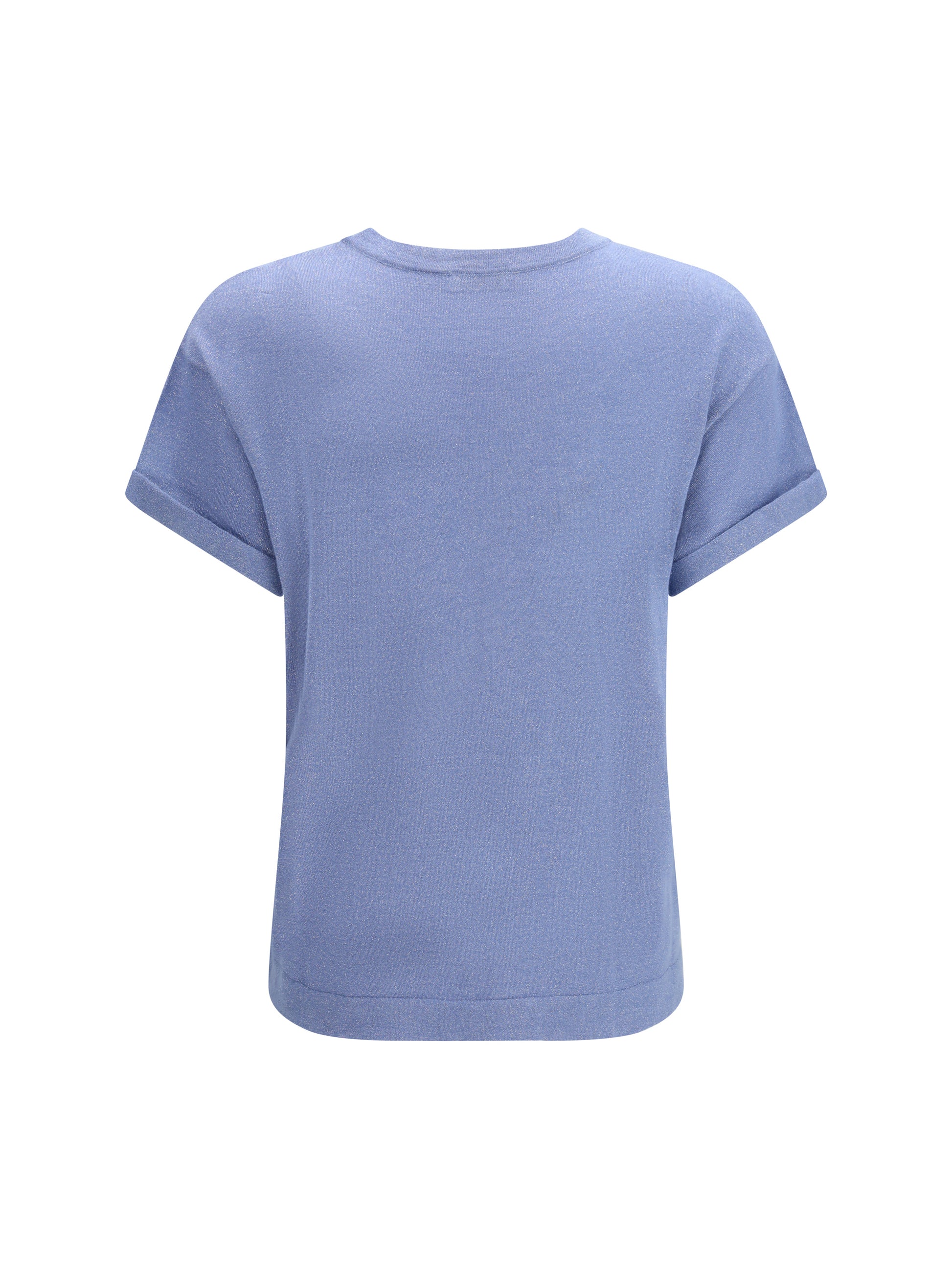 Brunello Cucinelli Women Cashmere Glitter T-Shirt BRUNELLO CUCINELLI
