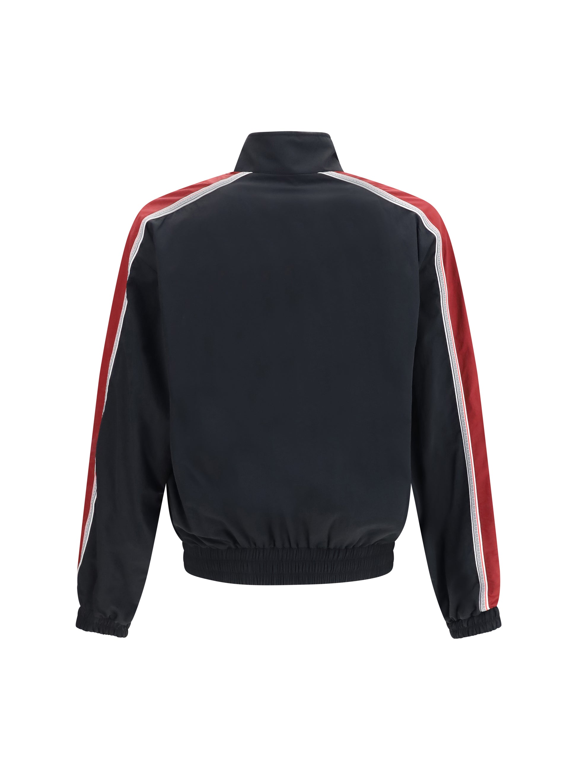 Versace Men Nylon Blouson Jacket With Embroidered Logo VERSACE
