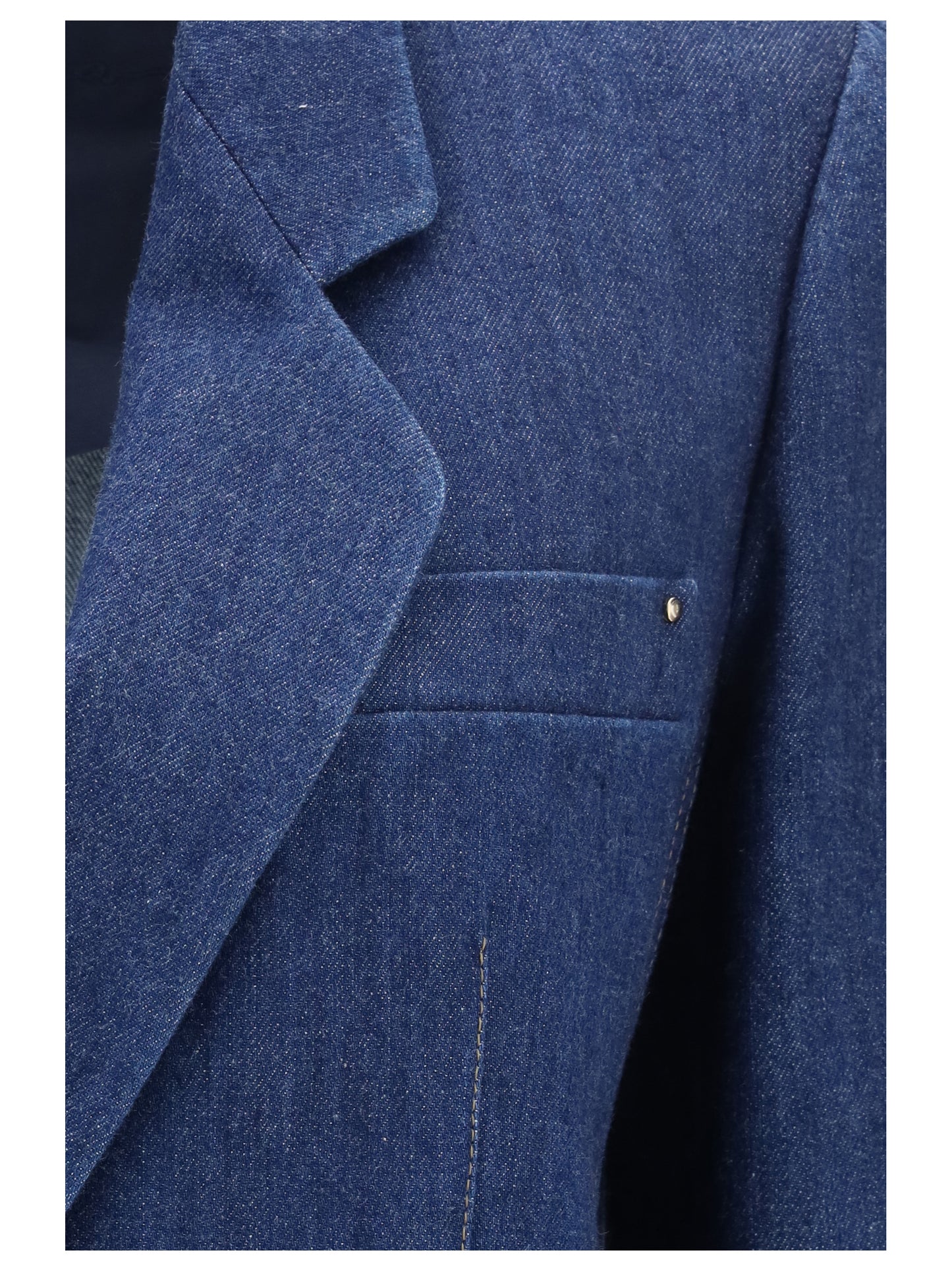 Giorgio Armani Women Single-Breasted Denim Jacket GIORGIO ARMANI