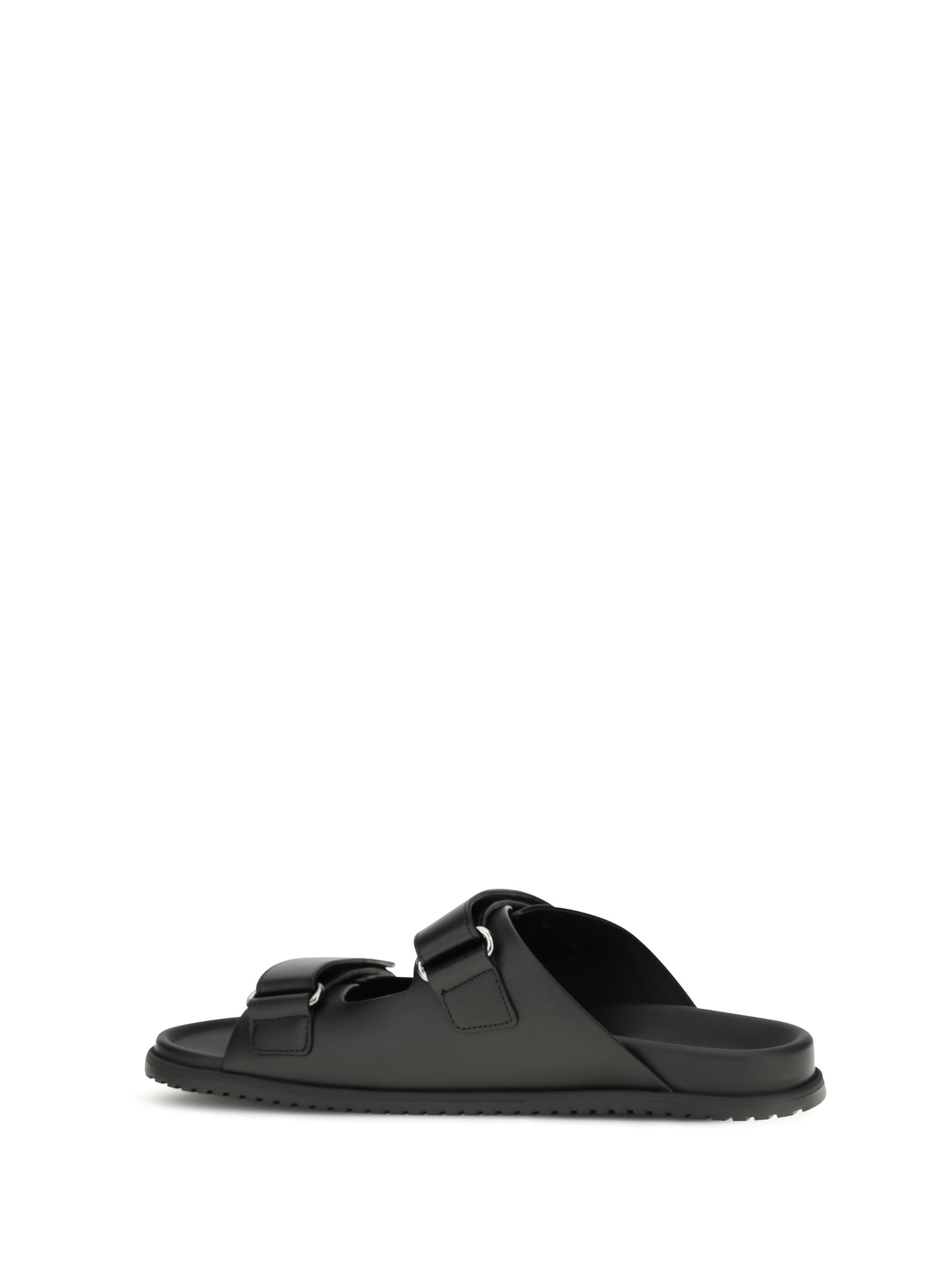 Dolce & Gabbana Men Calfskin Leather Sandals DOLCE & GABBANA