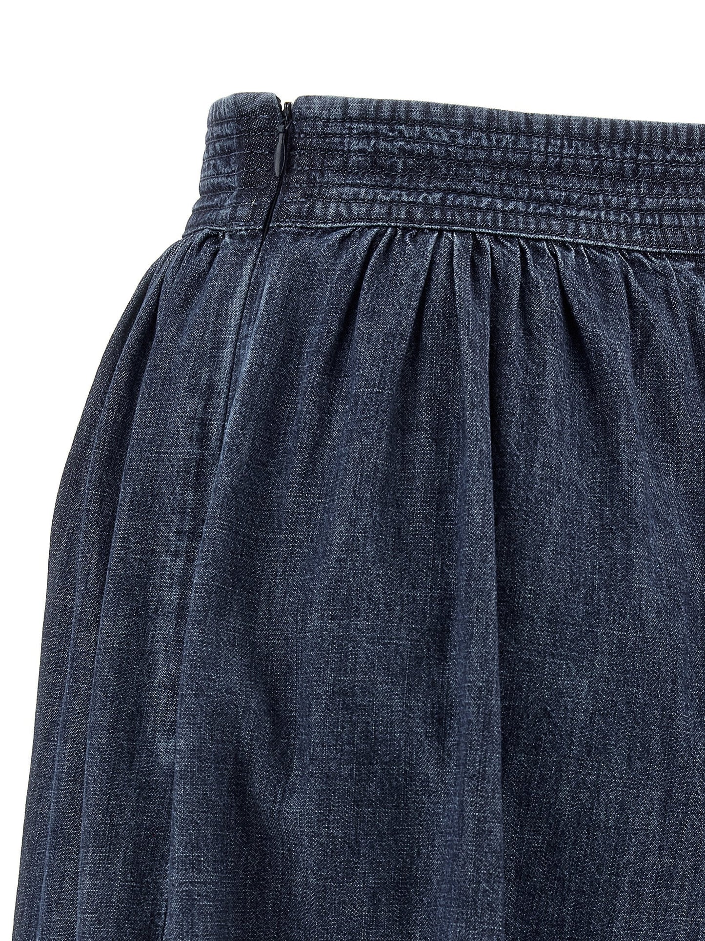 Valentino Garavani Women Valentino Garavani Denim Chambray Pants VALENTINO GARAVANI
