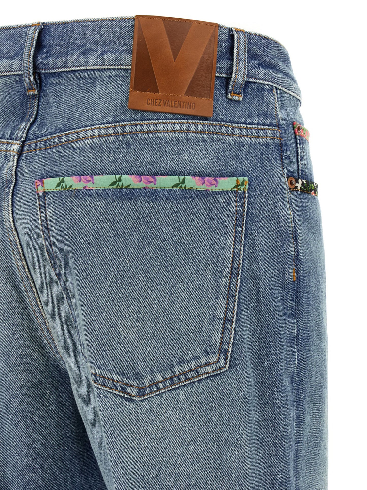 Valentino Garavani Women Valentino Garavani Floral Jeans VALENTINO GARAVANI