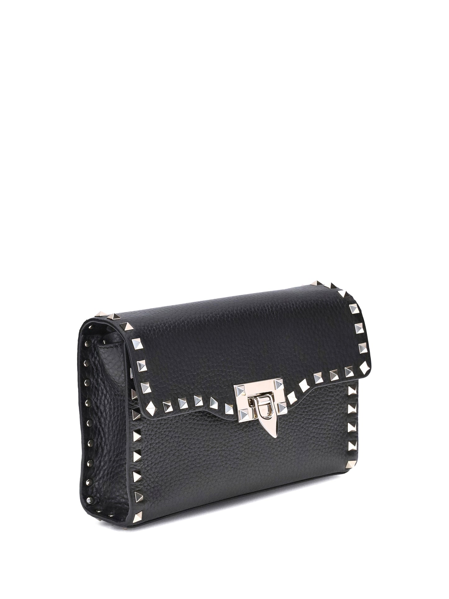 Valentino Garavani Women Rockstud Mini Shoulder Bag In Garnet Calfskin VALENTINO GARAVANI