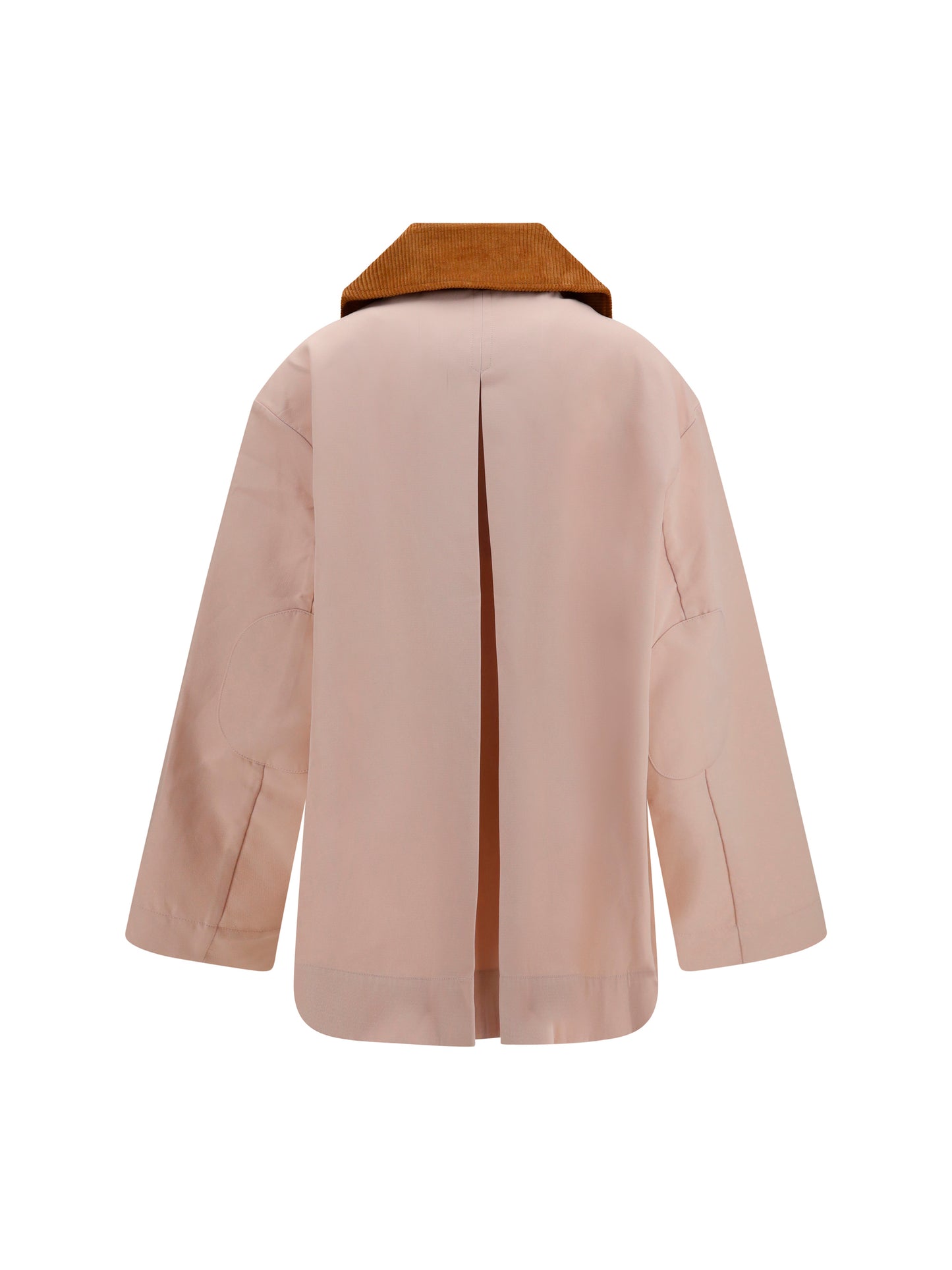 Ganni Women Twill Jacket With Suede Details GANNI