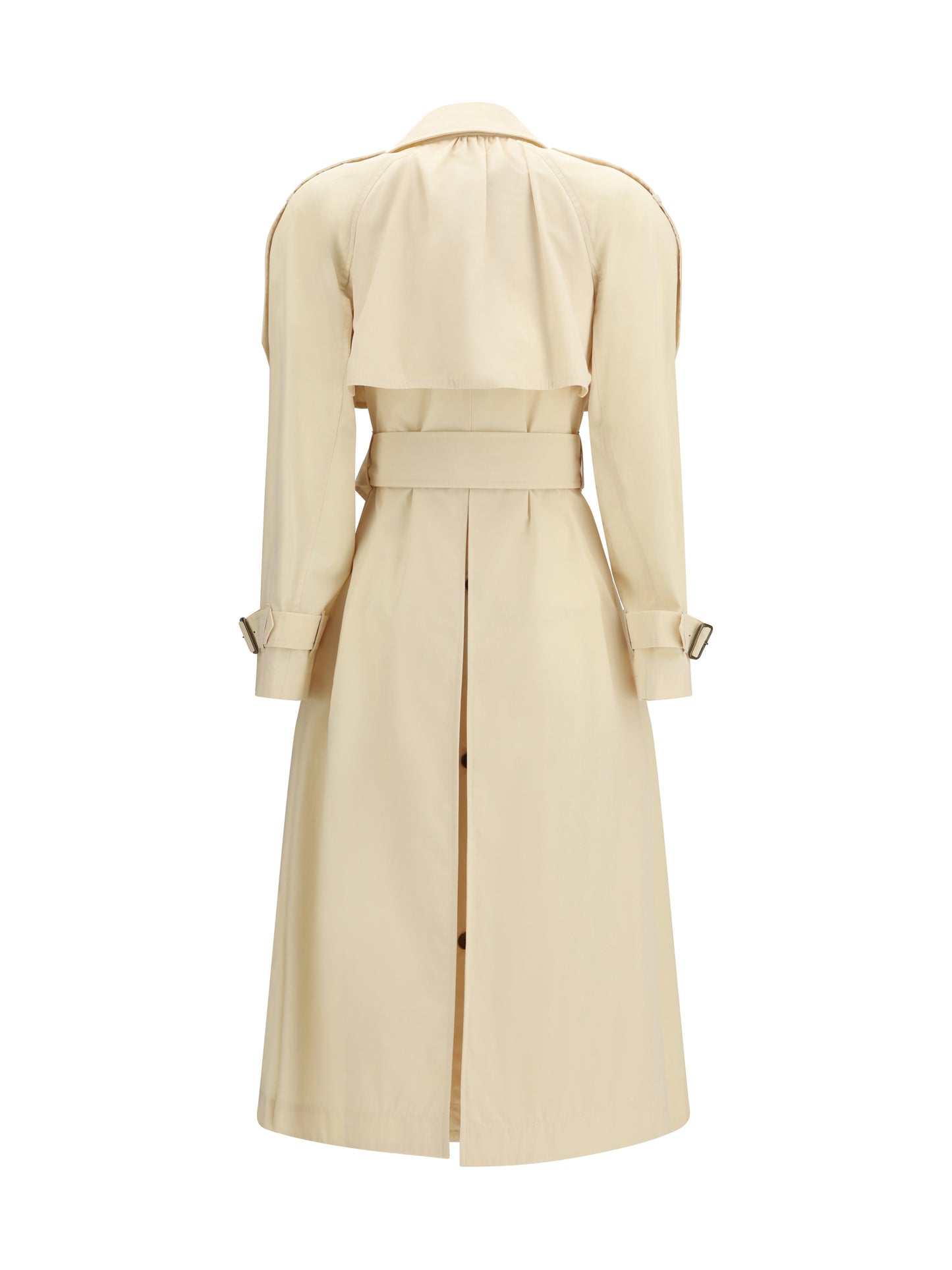 Burberry Women Long Trerose Trench In Canvas BURBERRY
