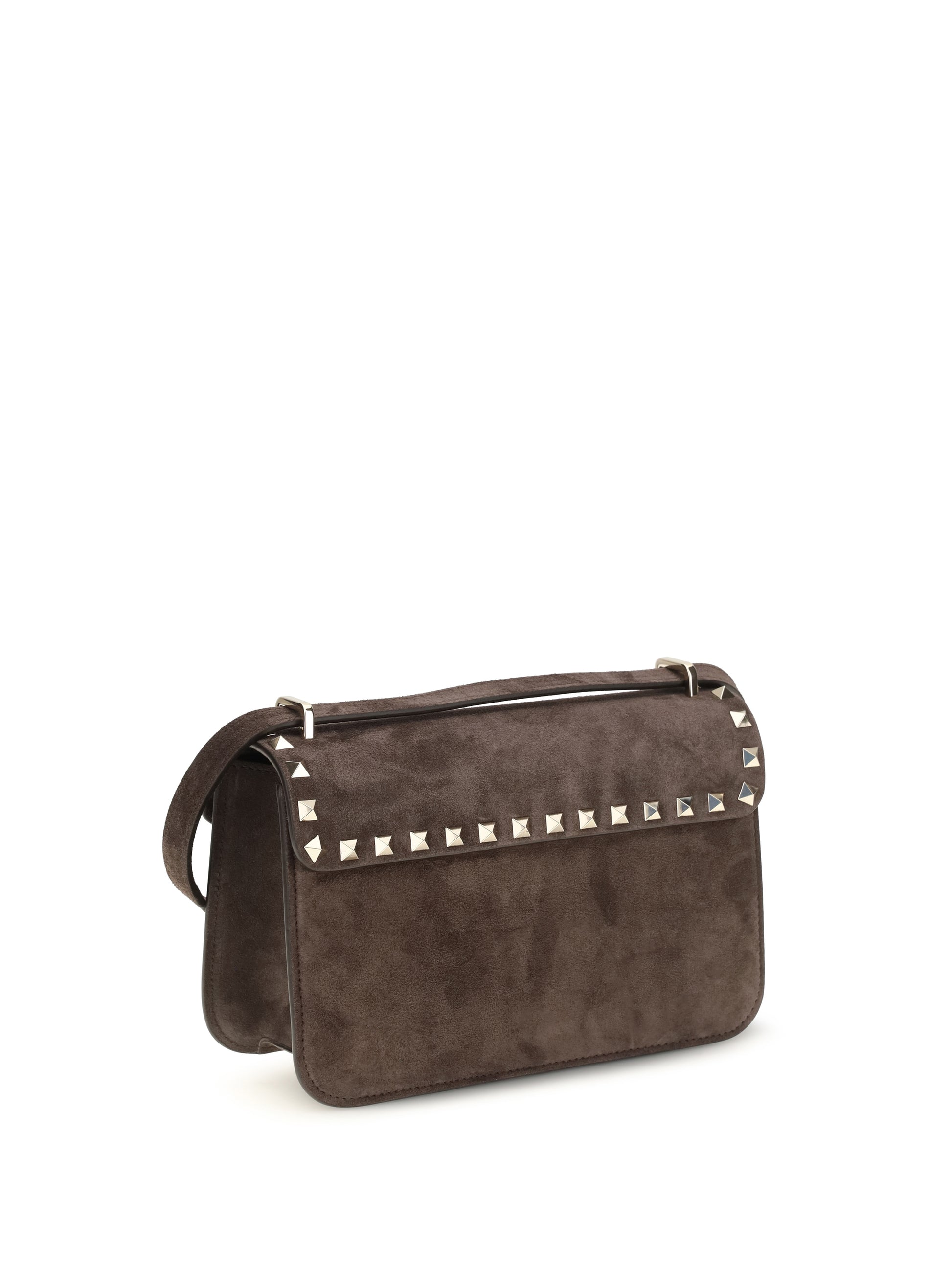 Valentino Garavani Women Rockstud Mini Suede Shoulder Bag VALENTINO GARAVANI