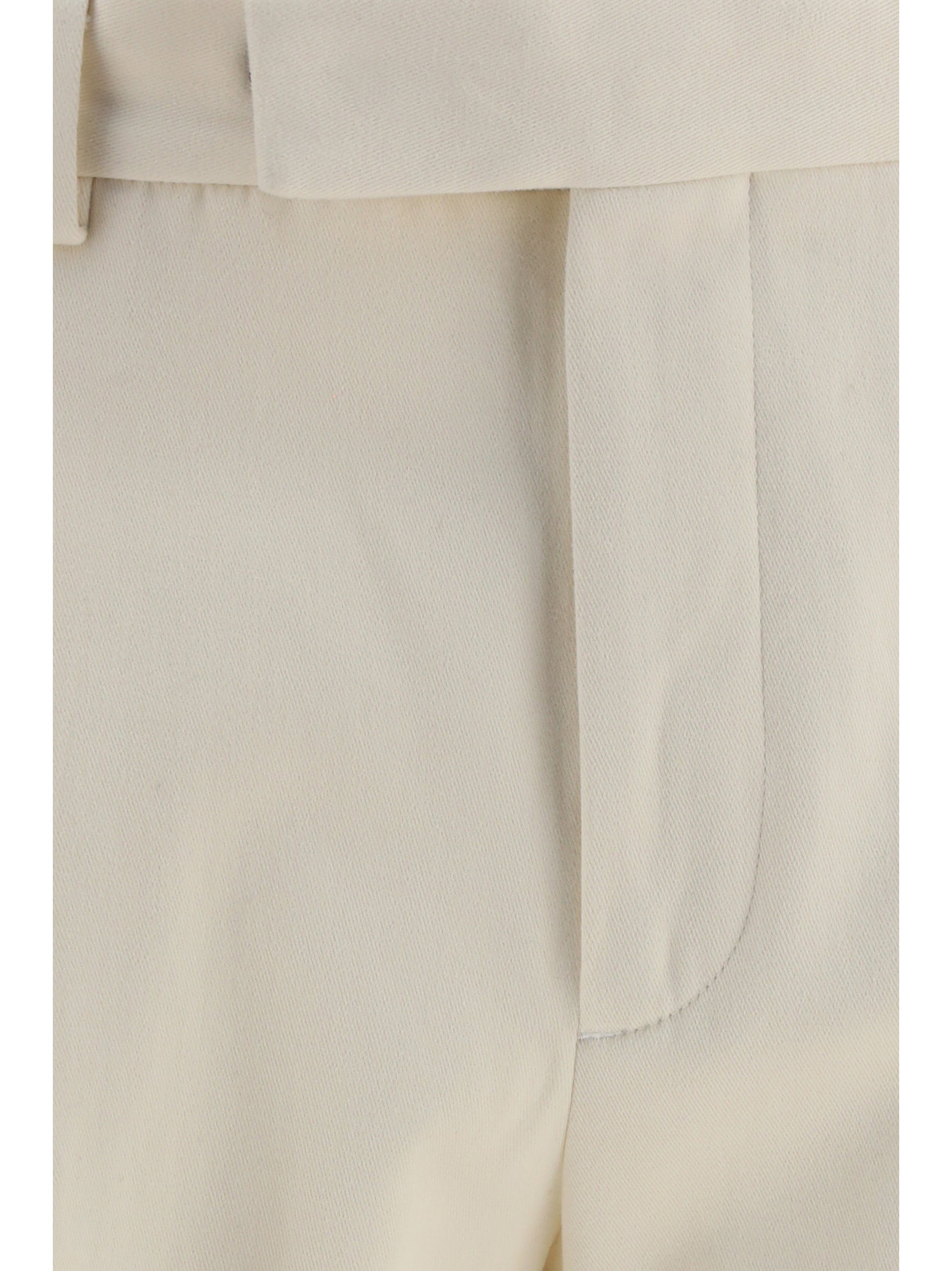 Zegna Men Cotton And Cashmere Tailored Pants ZEGNA