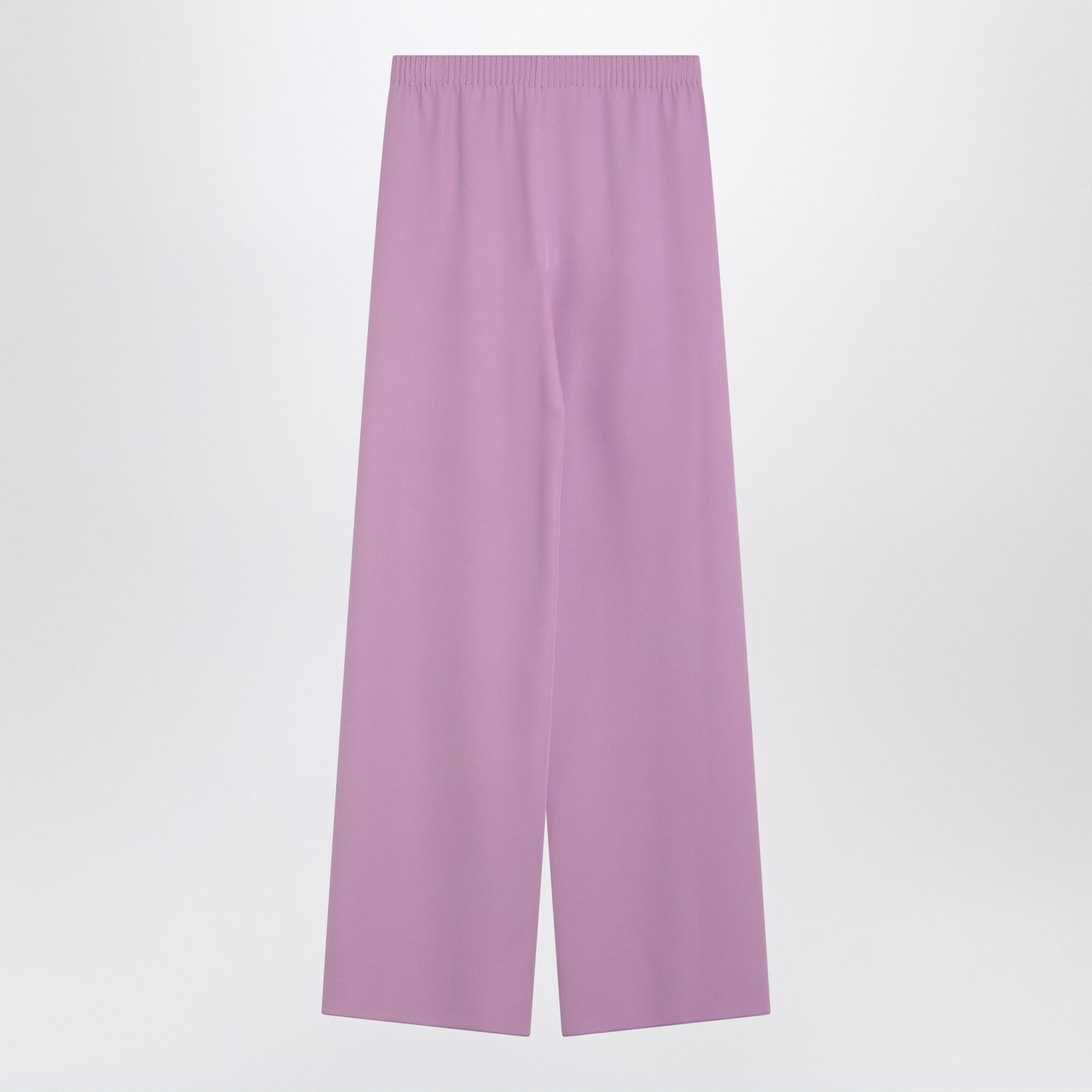 Valentino Wide Lilac Pink Silk Pants Women VALENTINO