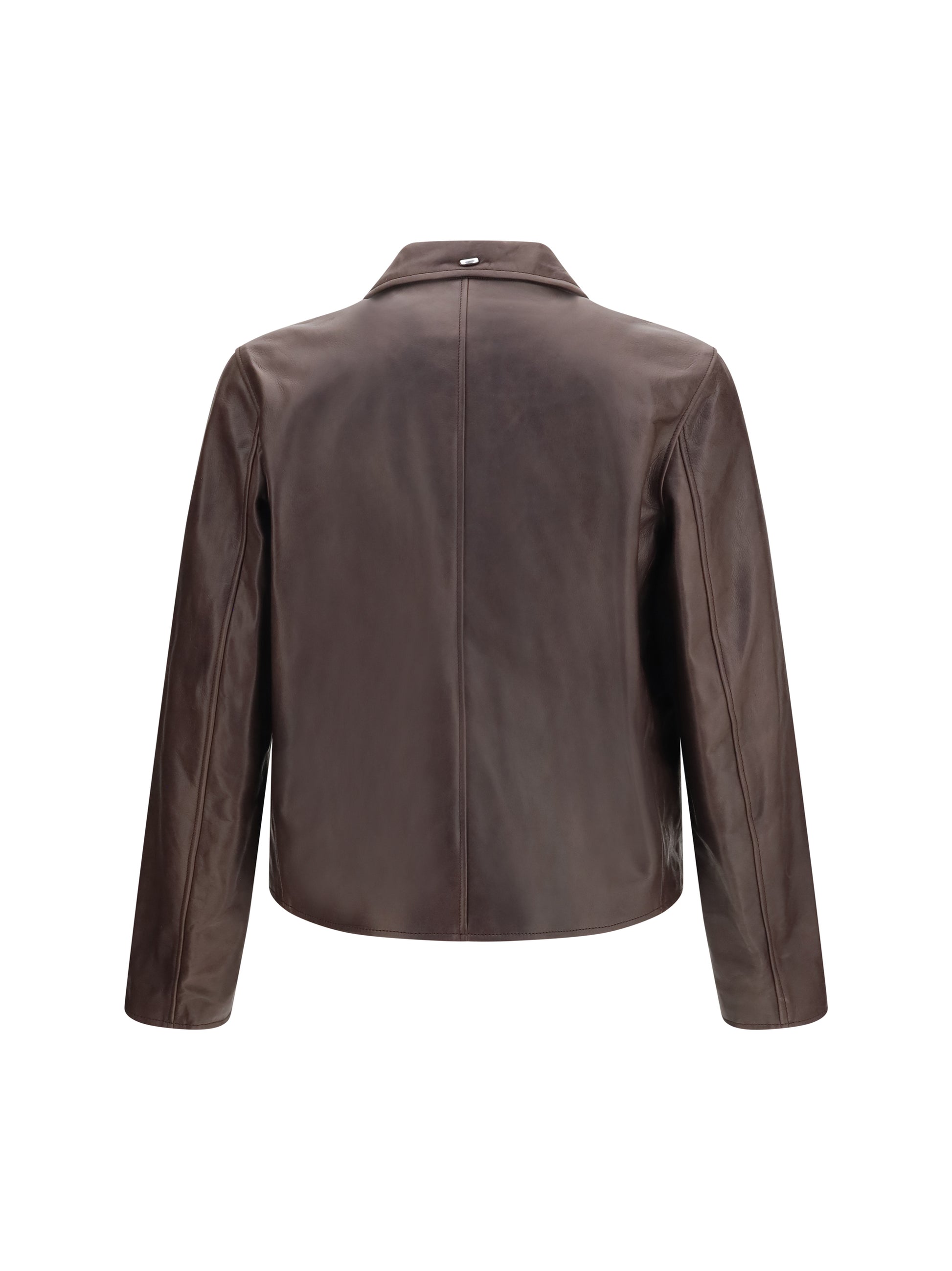 Our Legacy Men Mini Leather Jacket OUR LEGACY