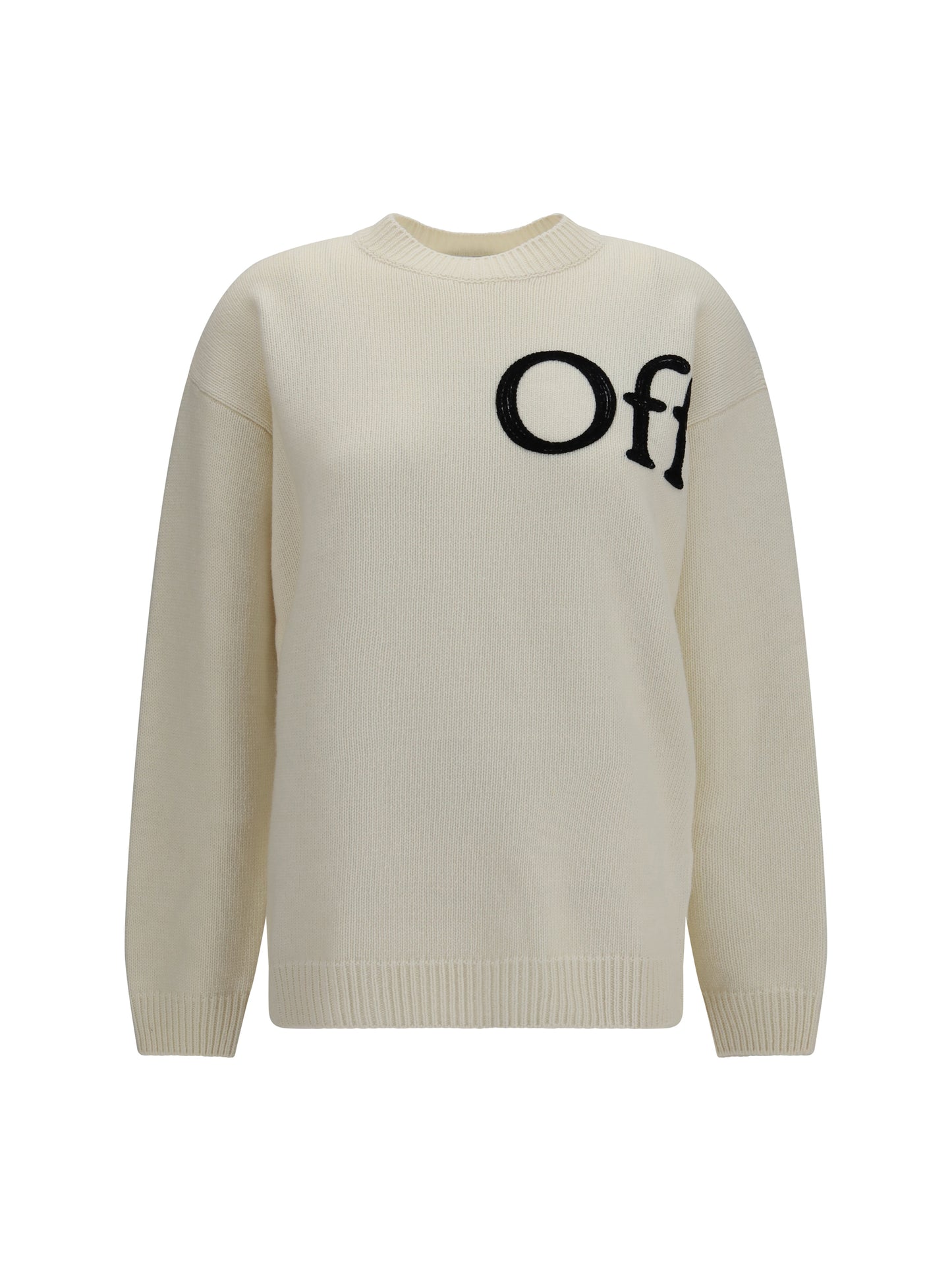 Off-White Women Bookish Shared Crewneck Sweater OFF-WHITE