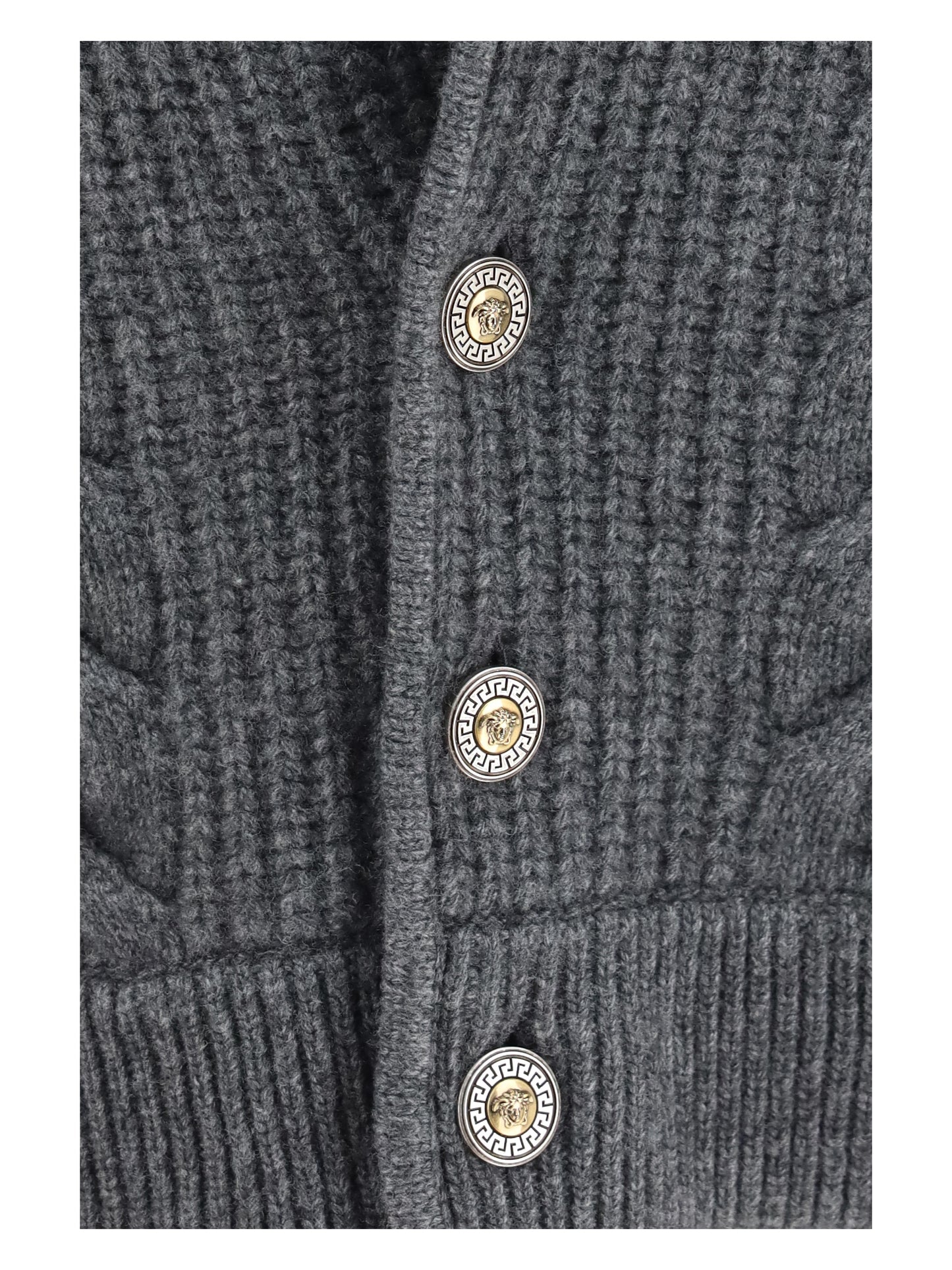 Versace Men Knitted Button Cardigan VERSACE