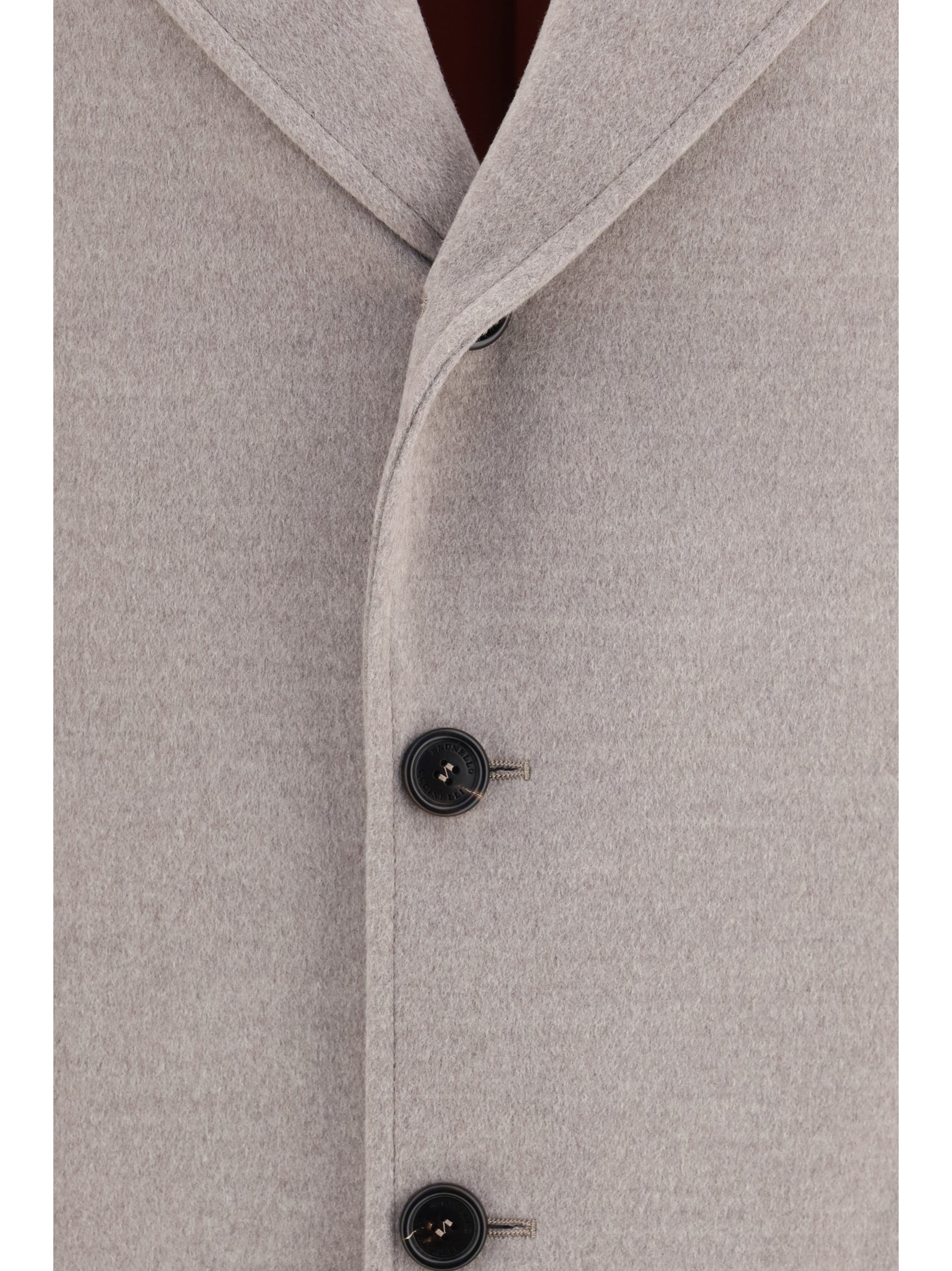 Brunello Cucinelli Men Virgin Wool Coat BRUNELLO CUCINELLI