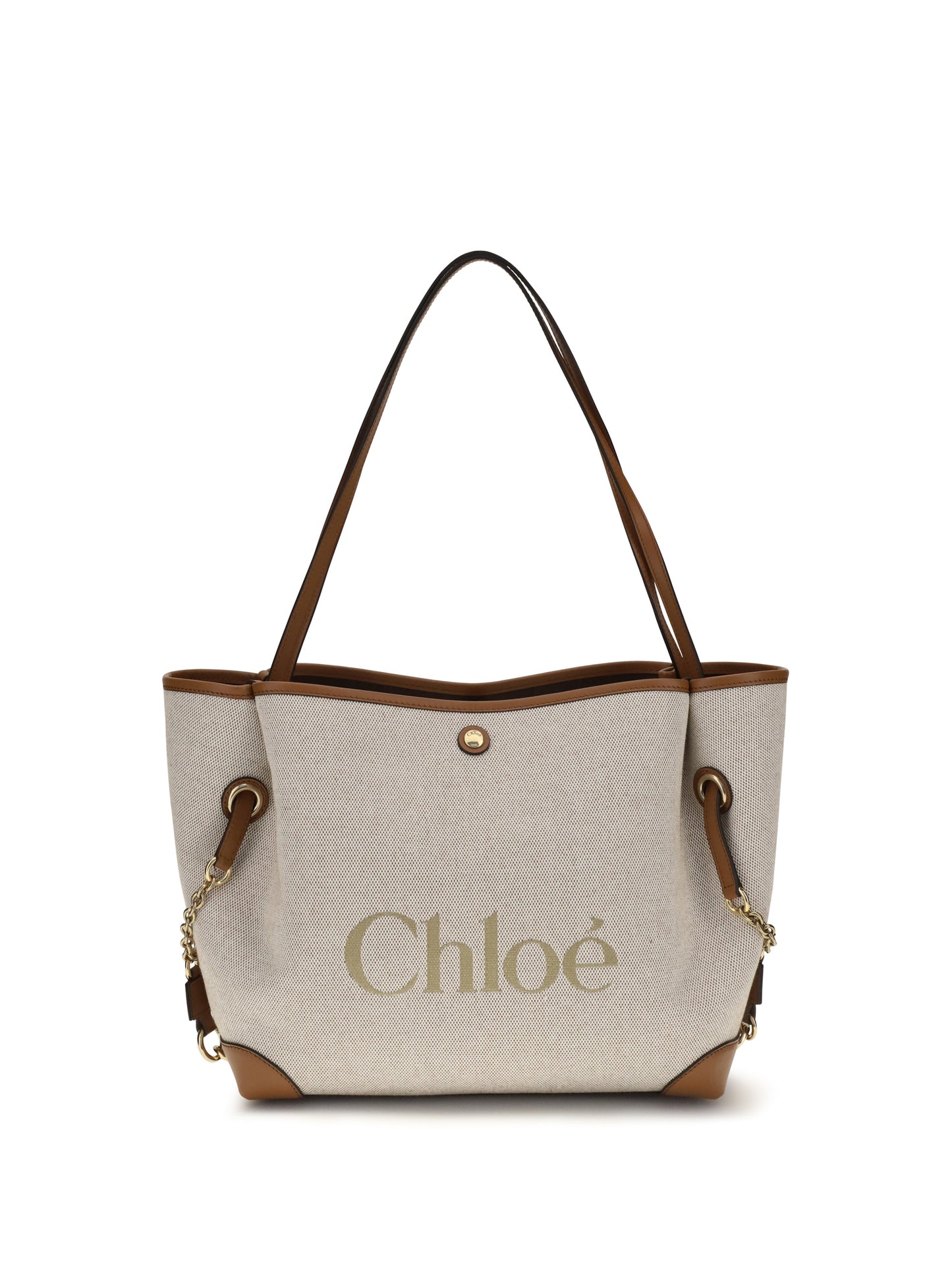 Chloé Women Clover Tote Bag In Canvas CHLOE